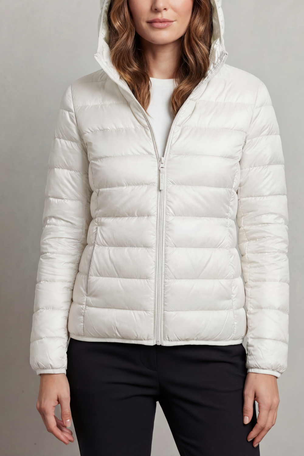 Women's Lightweight Packable Hooded Puffer Jacket - Aela
