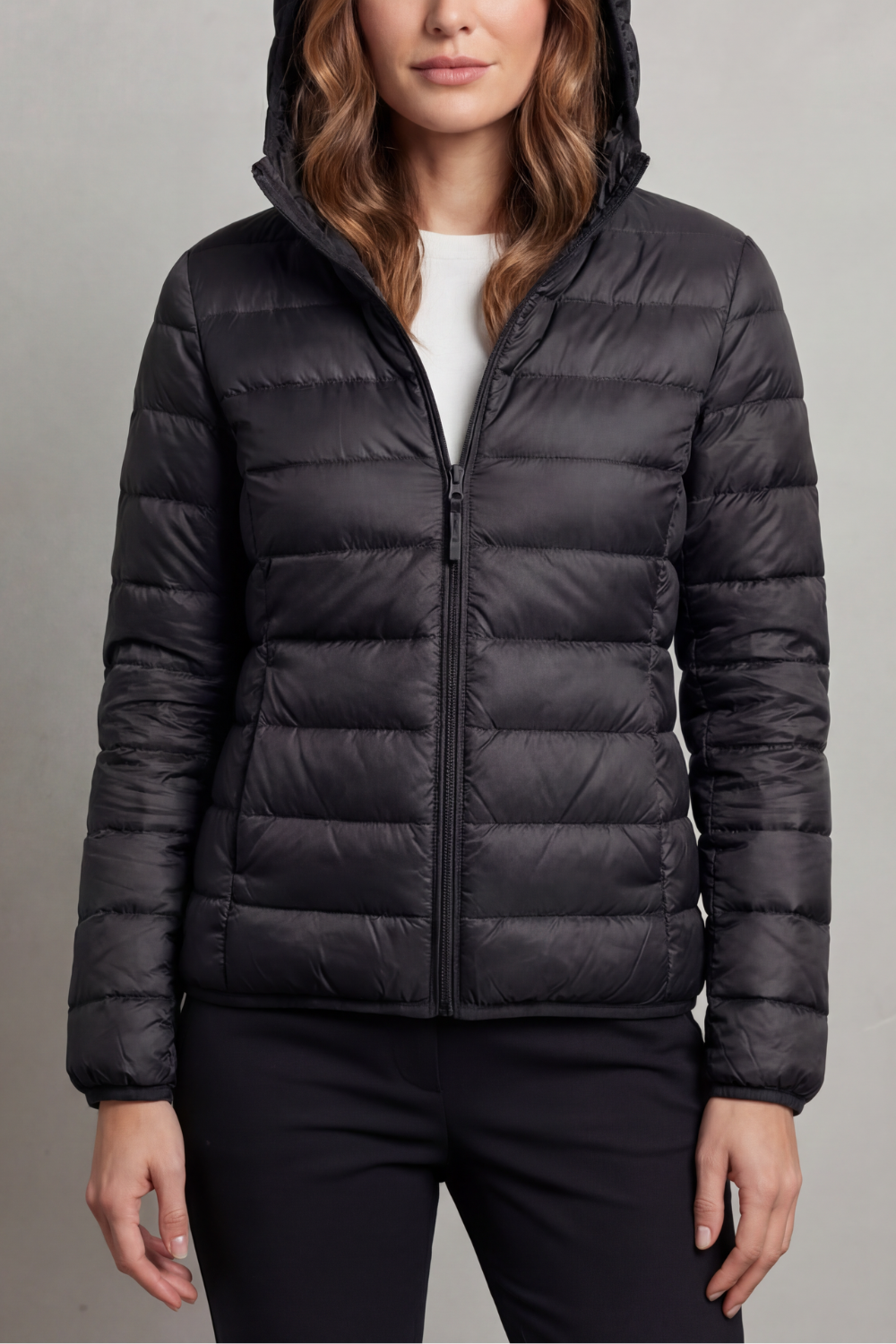 Women's Lightweight Packable Hooded Puffer Jacket - Aela