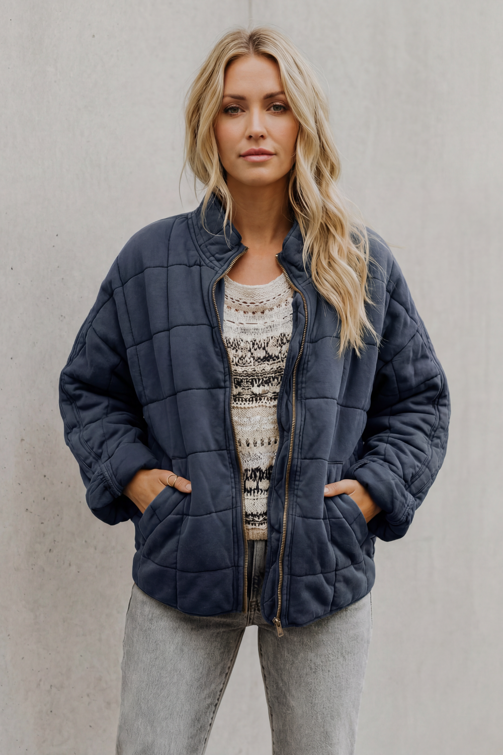 Women's Cozy Quilted Everyday Jacket - Ashwell