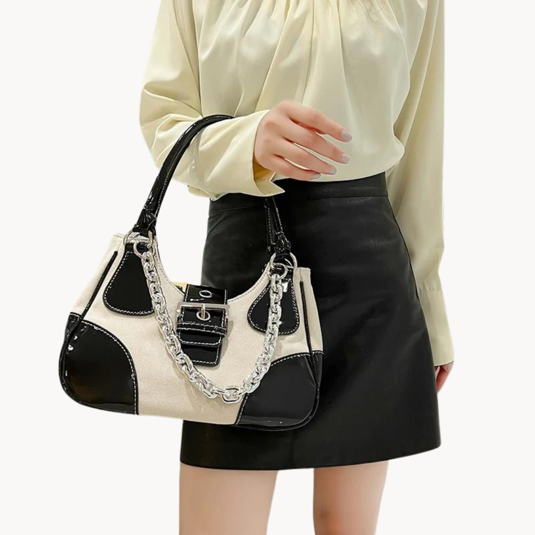 Canvas Crossbody Bag with Detachable Strap | Laoise