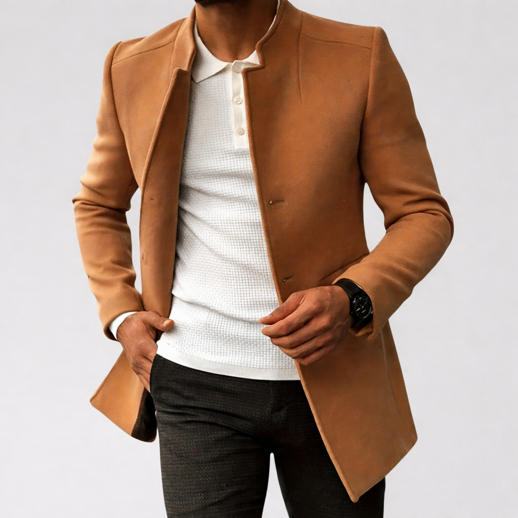 Men's Slim Smart Casual Coat - Klyne Studios