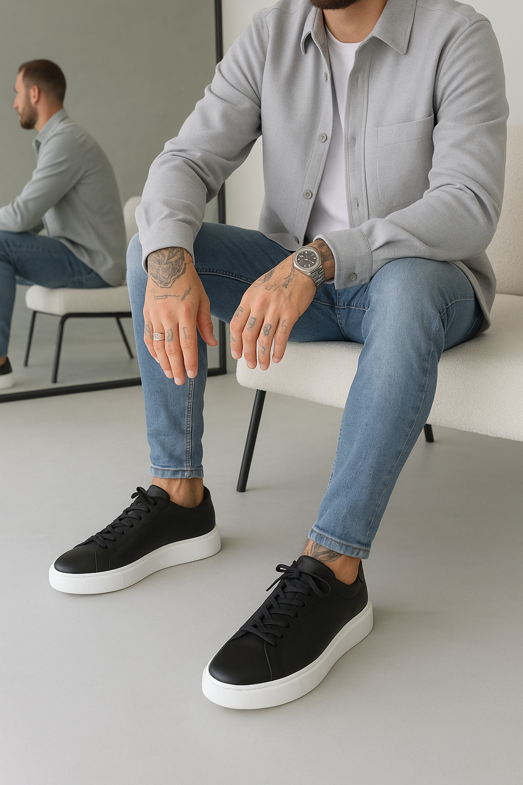 Sante - The Classic Leather Trainer