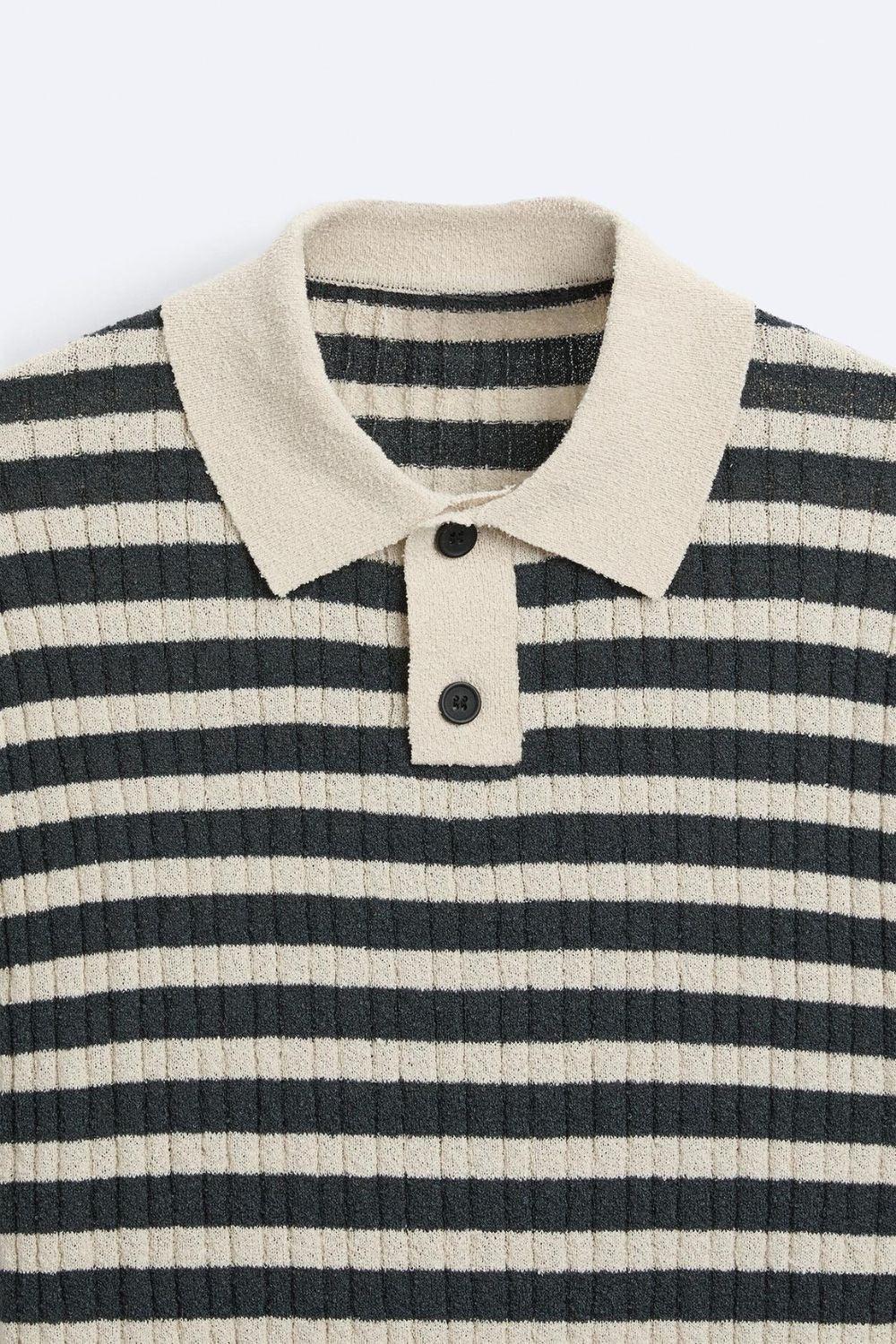 Klyne Knitted Striped Polo