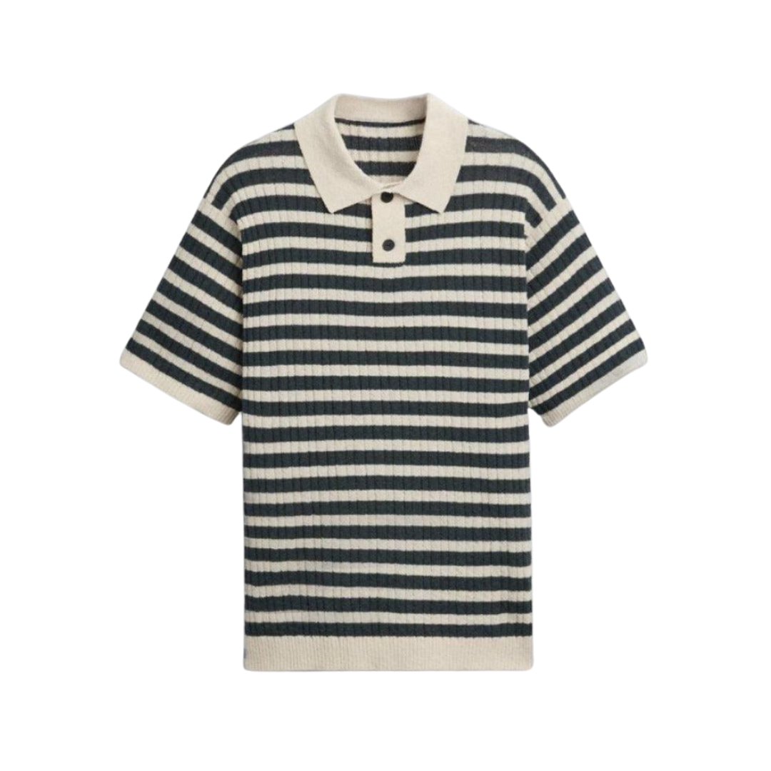 Klyne Knitted Striped Polo