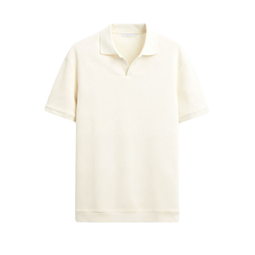 Klyne Woolen Structure Polo T-Shirt