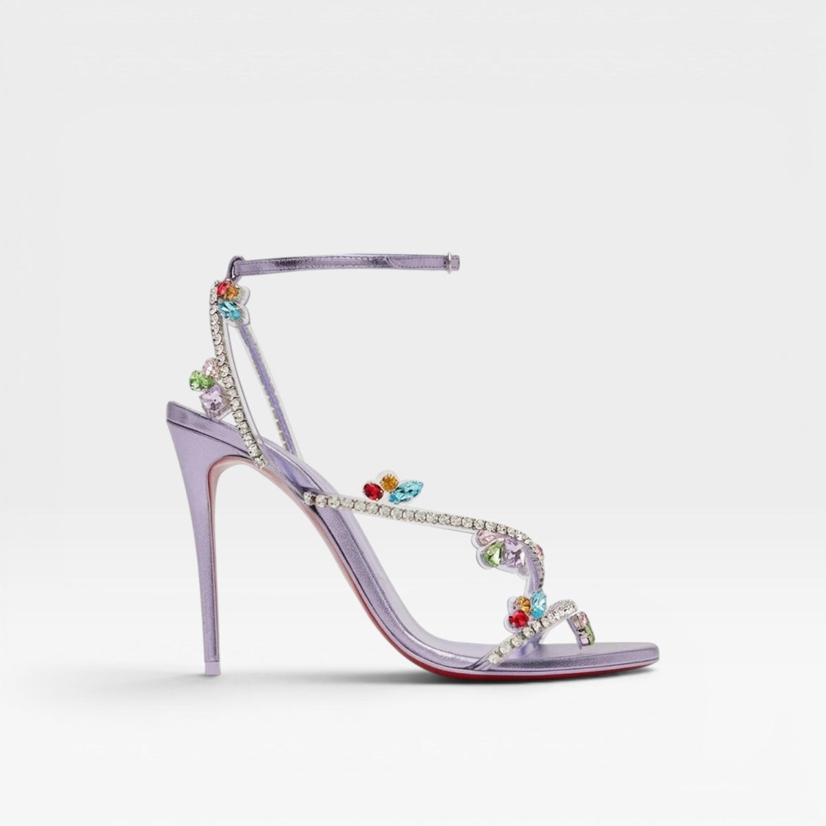 Women's Embellished Ankle Strap Heeled Sandals – Evening & Prom Shoes | Egerton