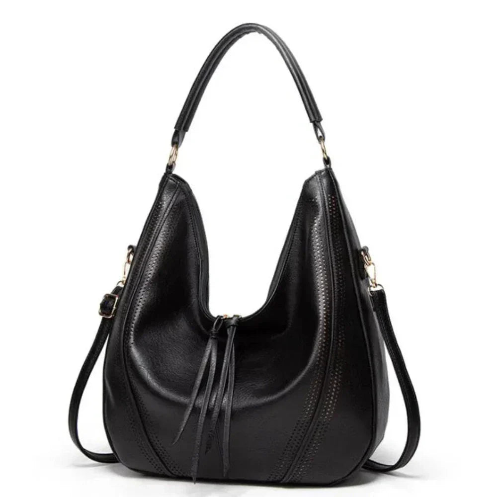 Women's Vintage Leather Shoulder Bag | Brunhilde