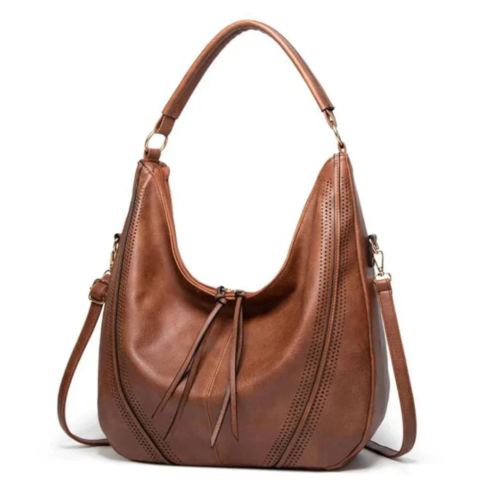 Women's Vintage Leather Shoulder Bag | Brunhilde