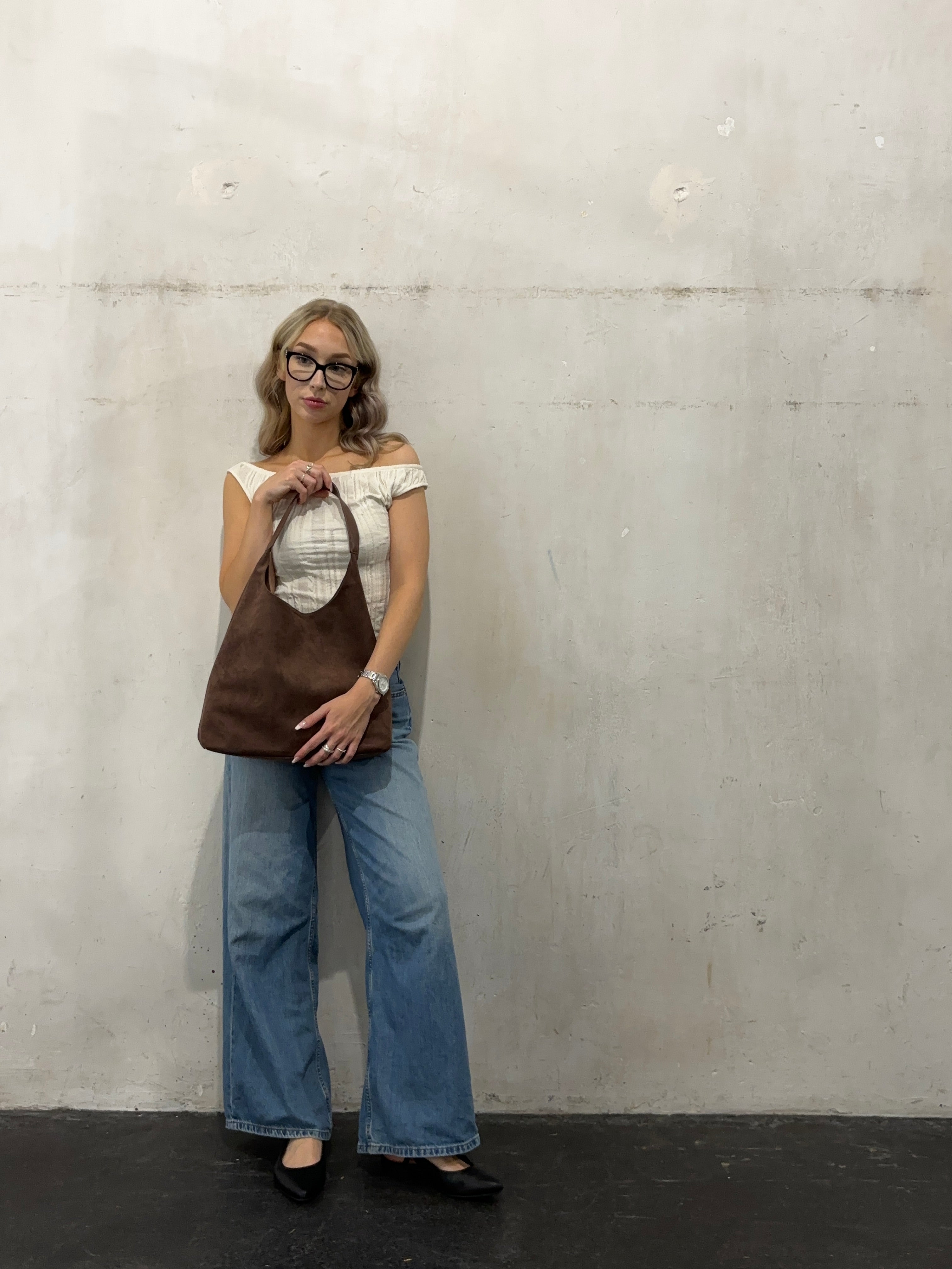 Suede Everyday Tote | Quinn