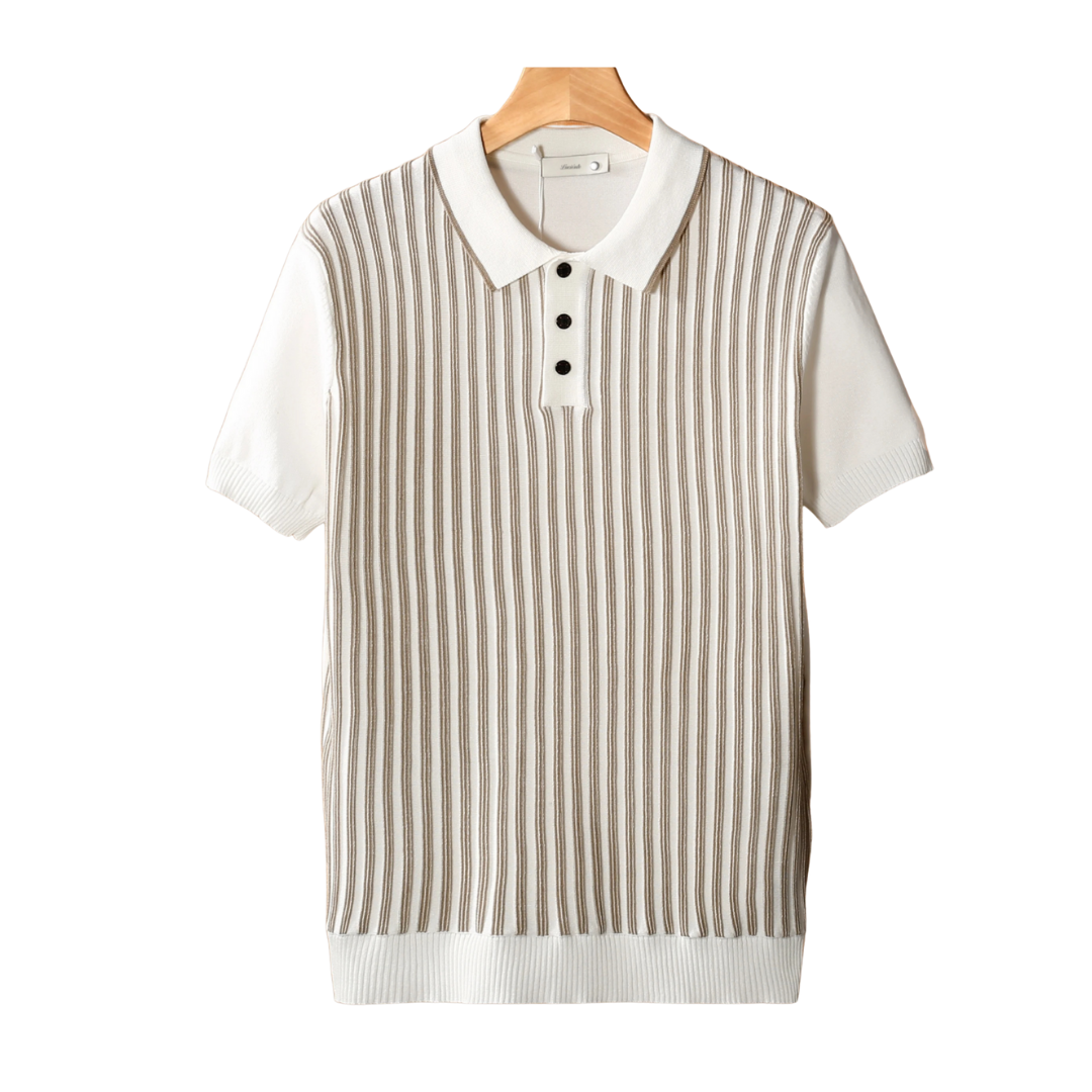 Klyne Vertical Striped Polo