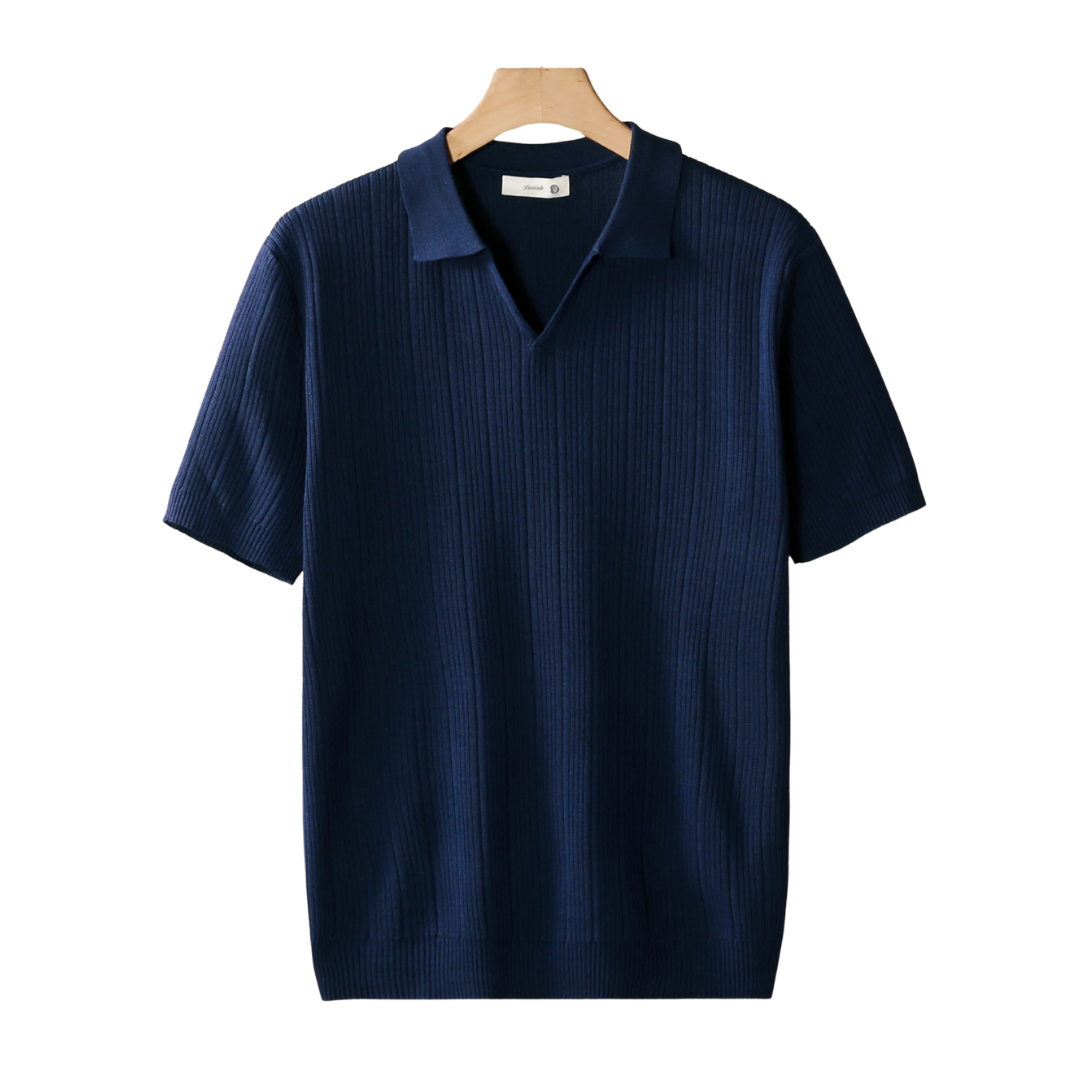 Klyne Collar Ribbed Polo