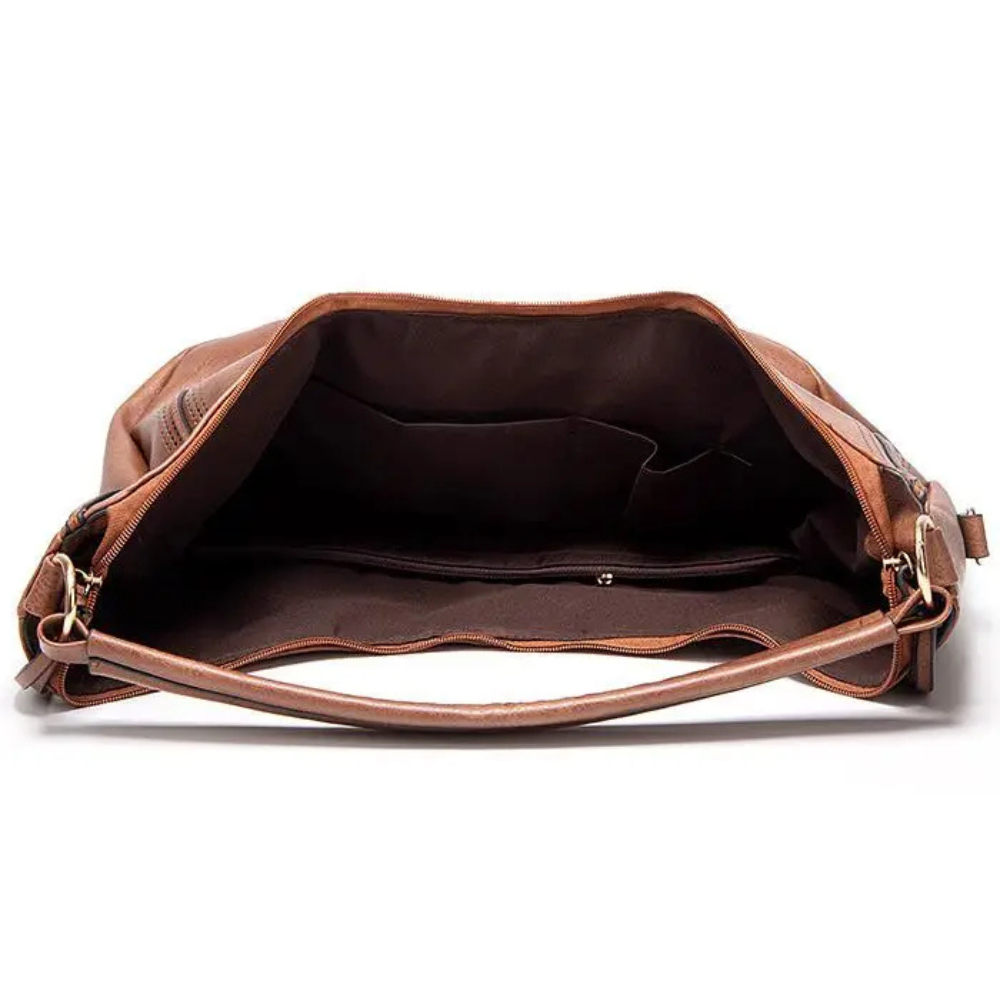 Women's Vintage Leather Shoulder Bag | Brunhilde