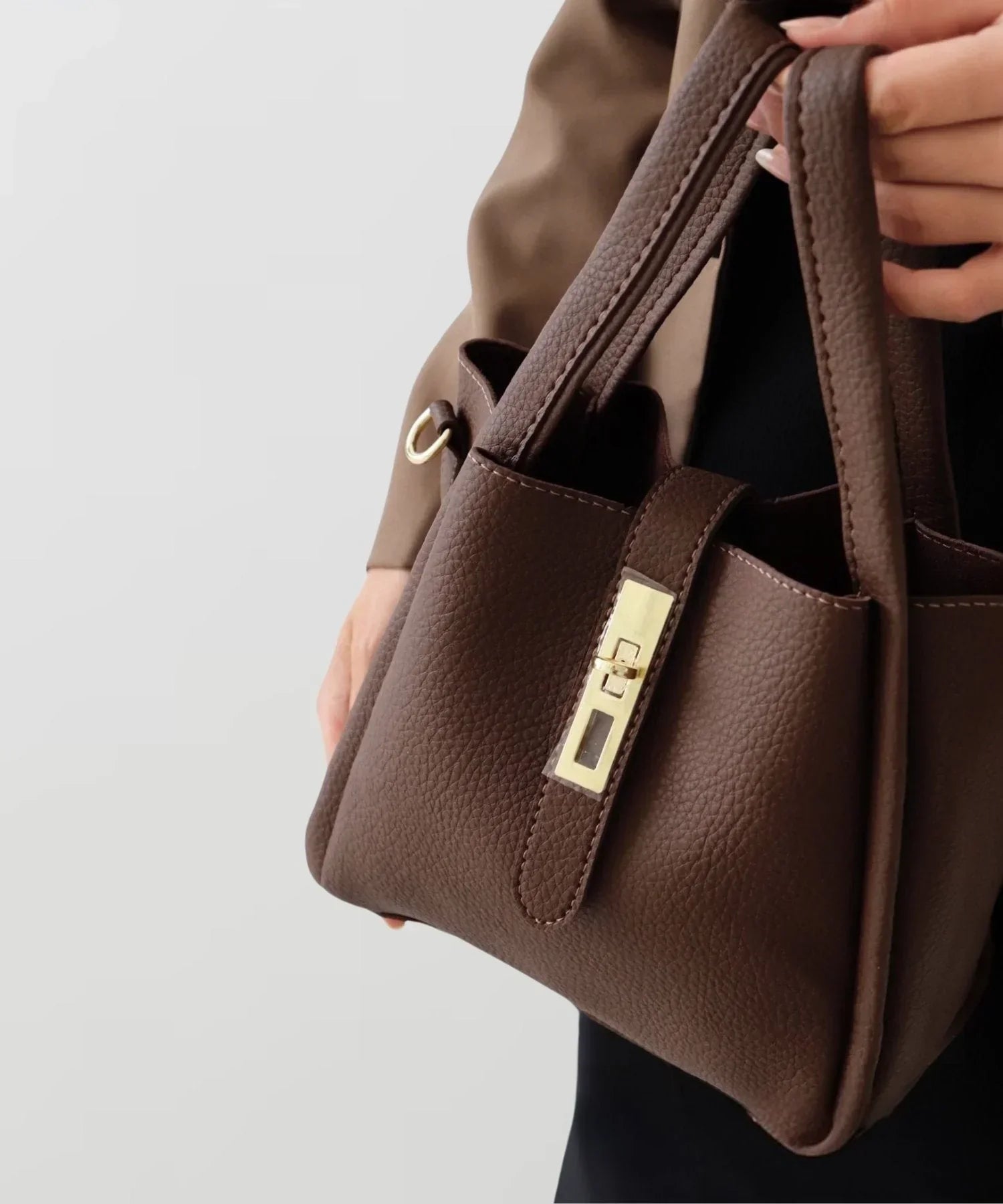 Women's Top Handle Satchel Bag with Adjustable Crossbody Strap for Work & Everyday Use | Isla
