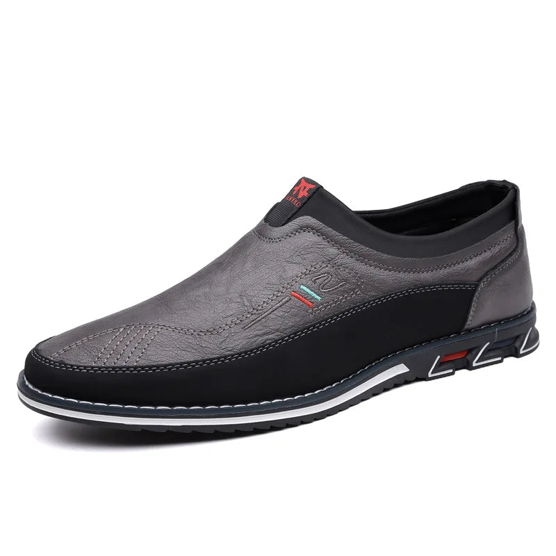 Leather Slip-On Business Shoes