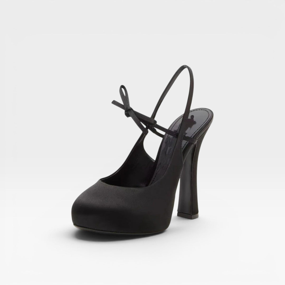 Women's Sculpted Heel Pumps with Bow – Ankle Strap Party Shoes | Fordham