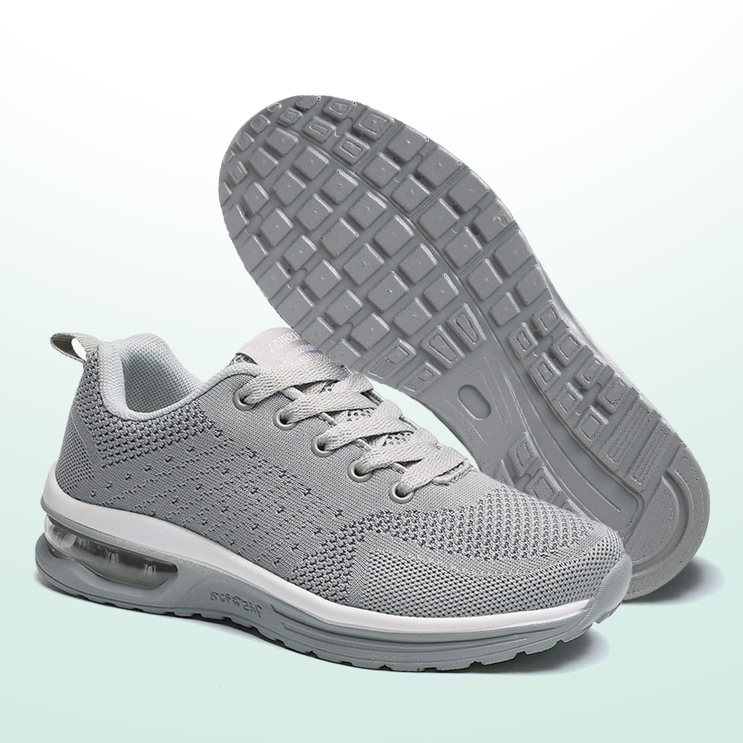 Women's All-Gray Orthopedic Comfort Shoes - SanoWalk