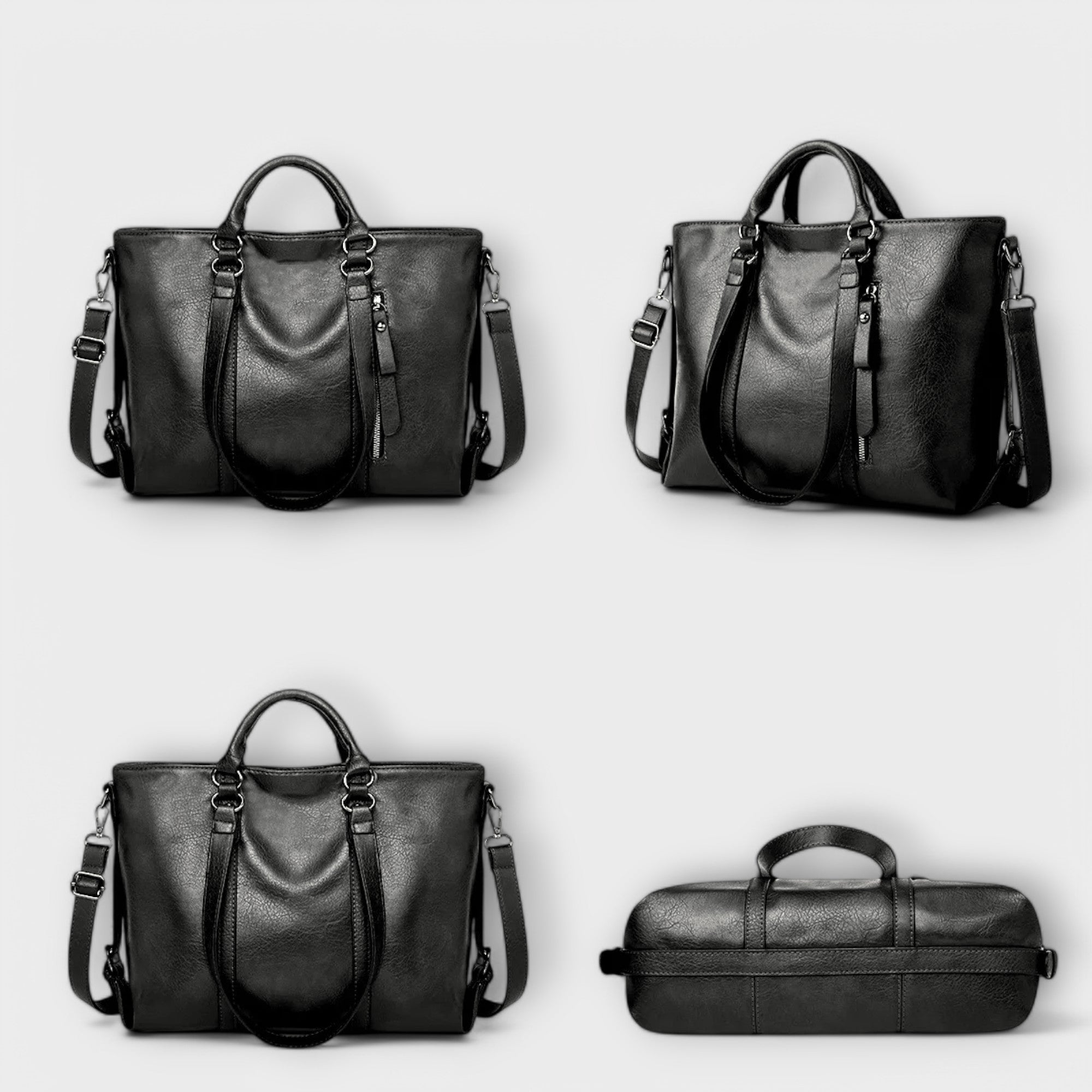 Oversized Leather Tote Bag for Women | Zephyra