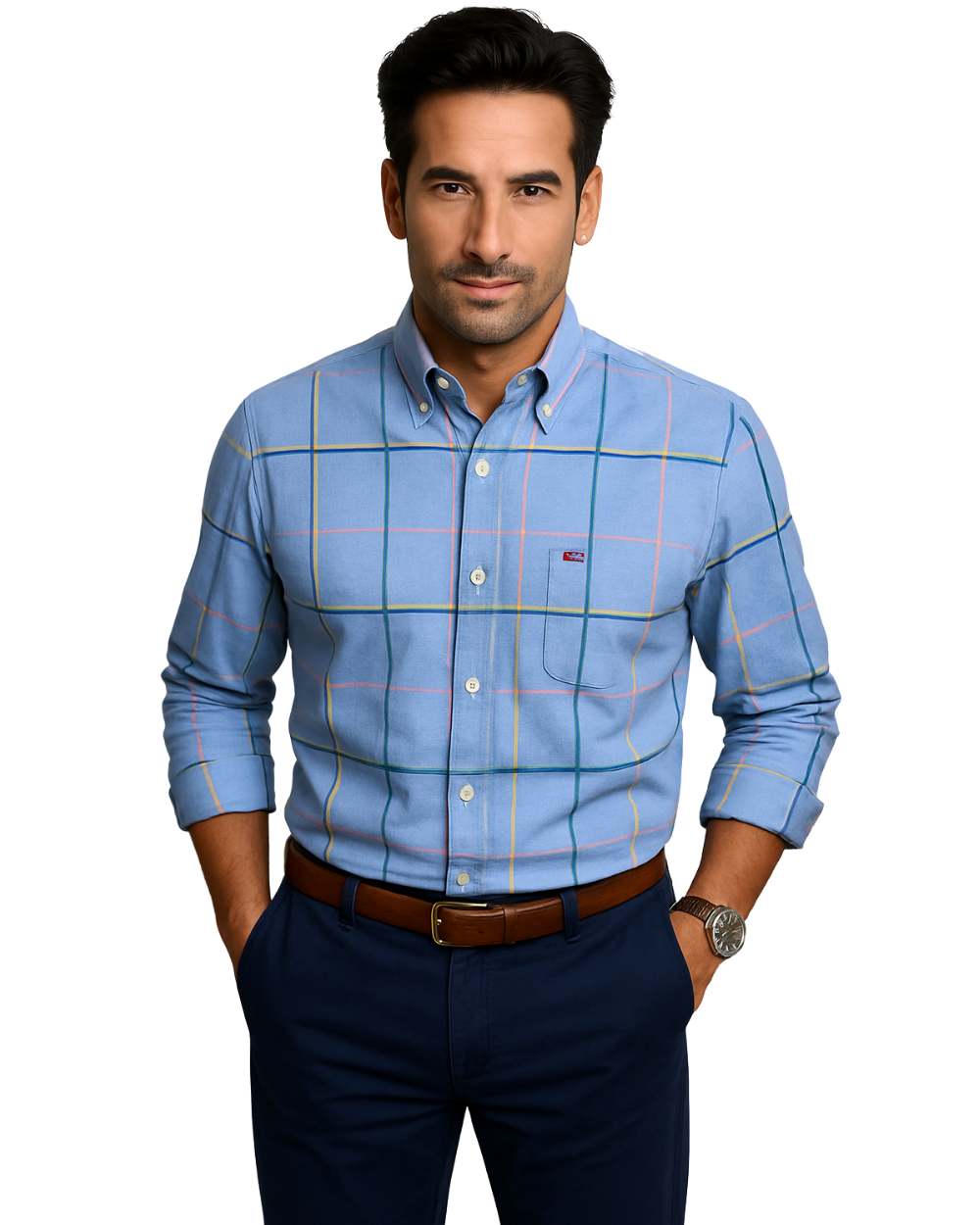 Klyne - Elegant Cotton Men's Shirt