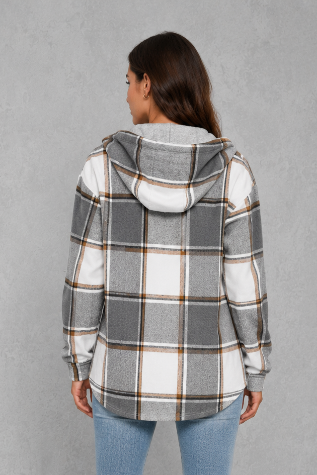 Women’s soft lightweight jacket with a clean minimalist silhouette, regular fit, soft-touch fabric, and comfortable design for easy transitional layering.