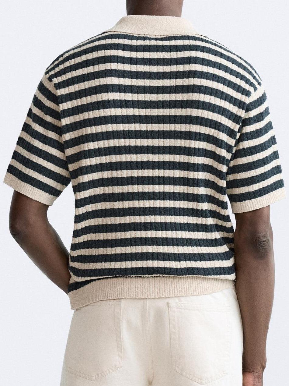 Klyne Knitted Striped Polo