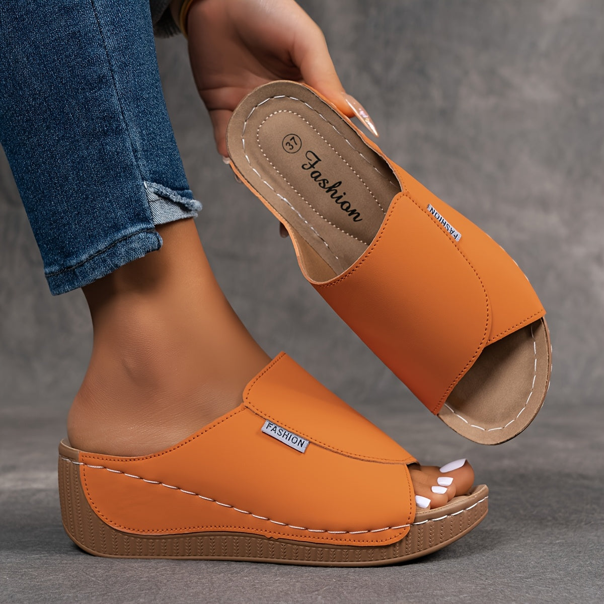 Women's Arch-Support Comfort Slide Sandals - Indy