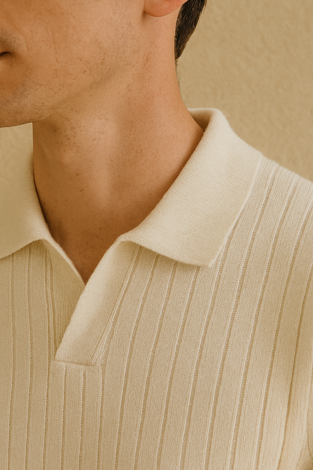 Kalvin - Striped Long Sleeve Polo