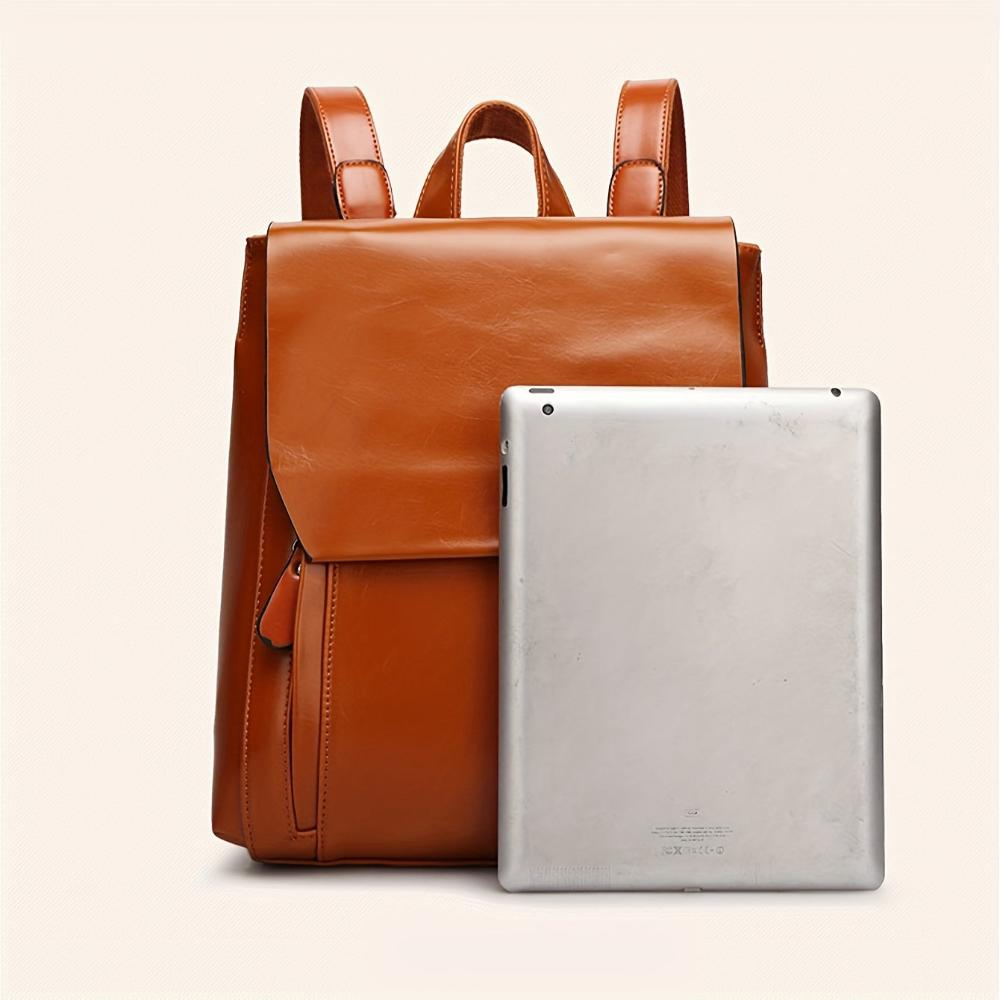 Quilted Leather Backpack Handbag – Vintage Style | Hannelore