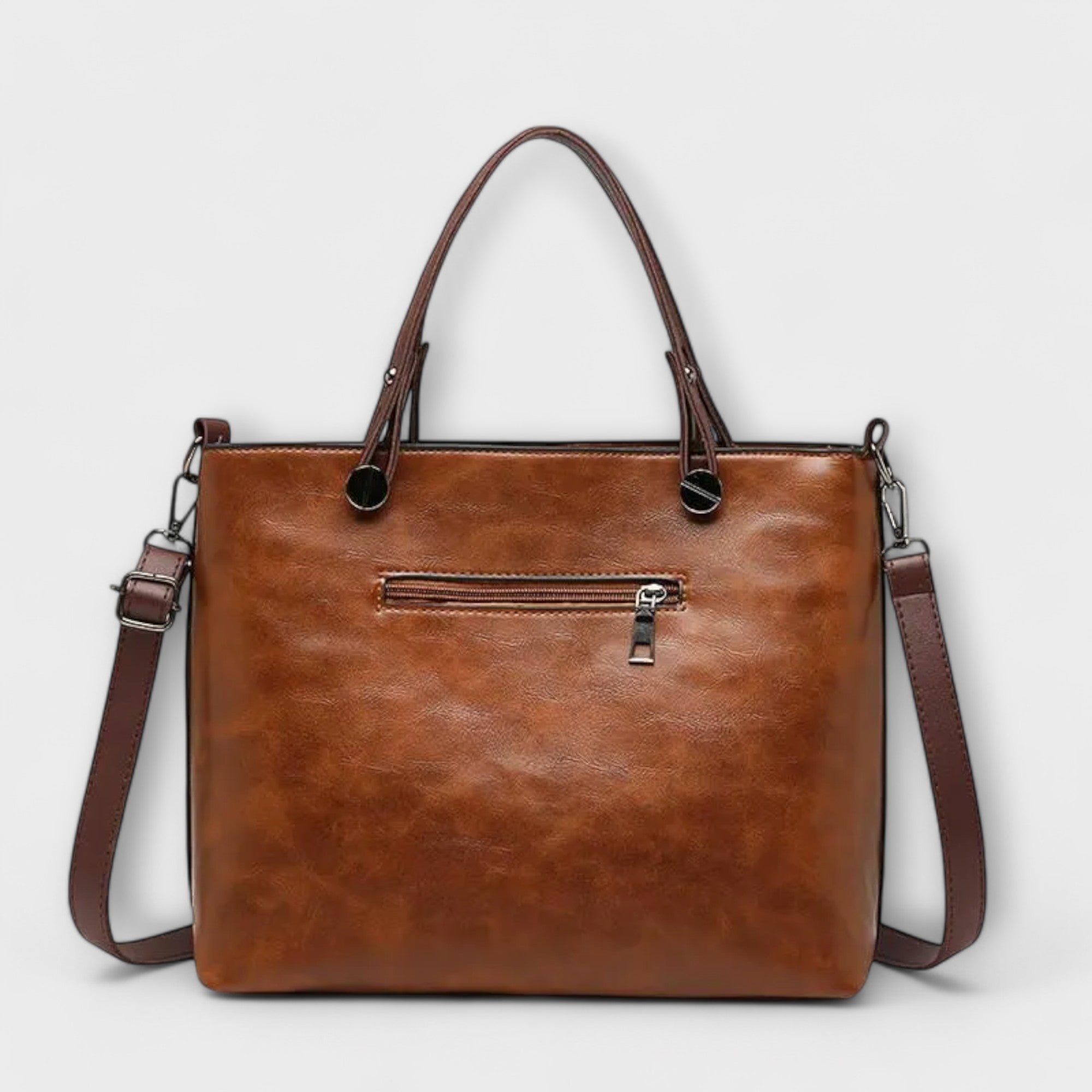 Leather Handbag, Minimalist Design | Serenya