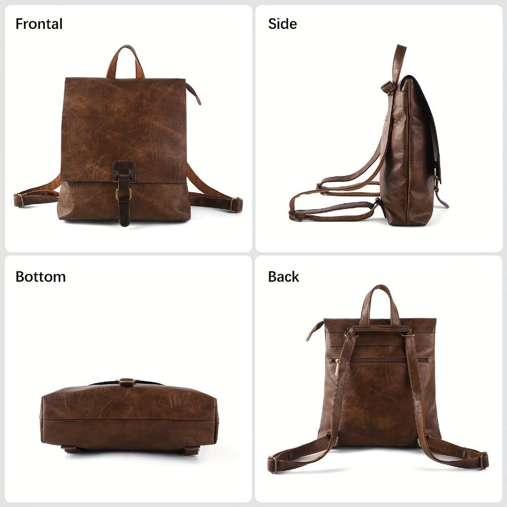 Convertible Backpack & Shoulder Bag, Vintage Style | Ermelinde
