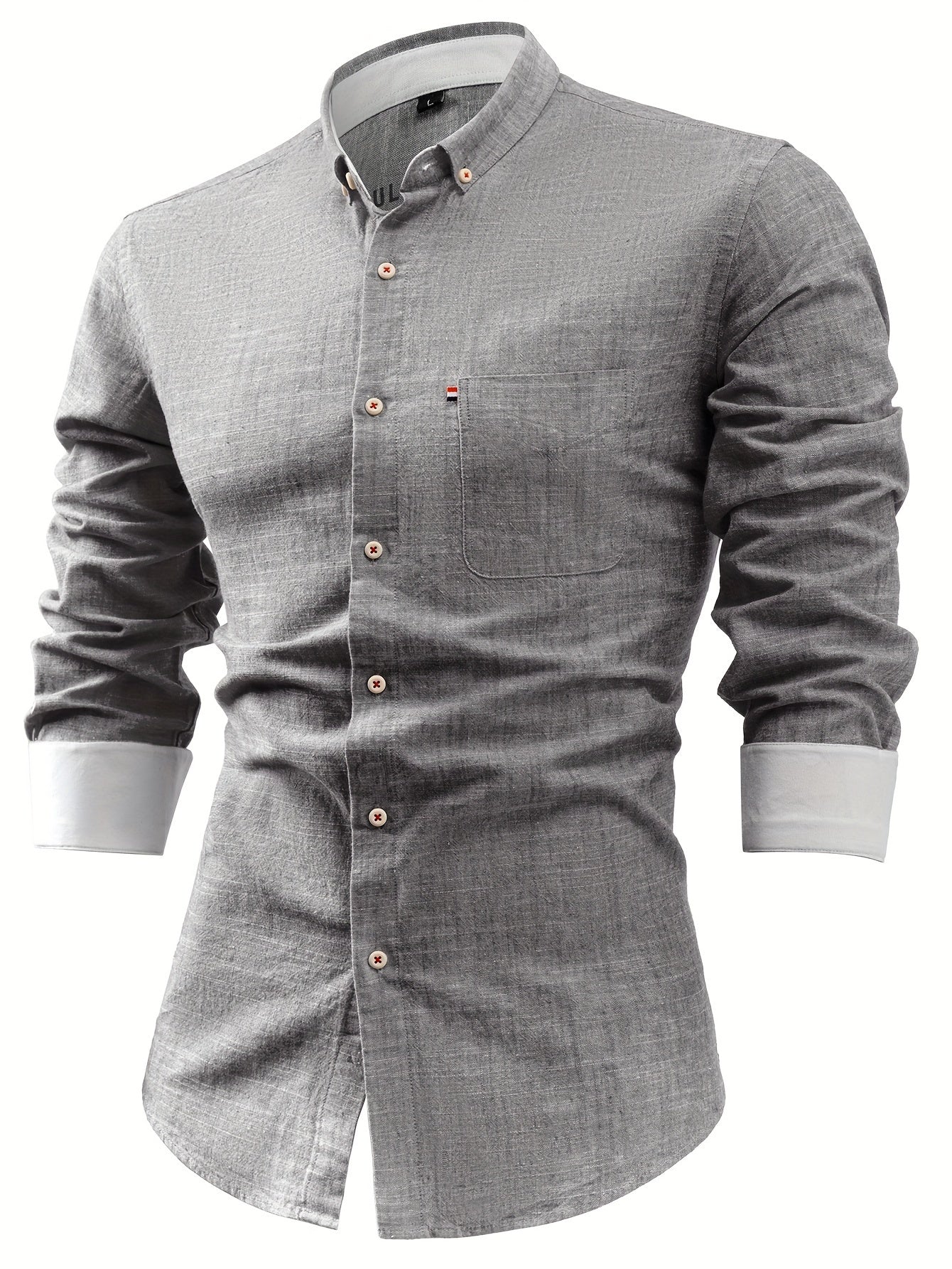 Nolan – long-sleeve button-up shirt