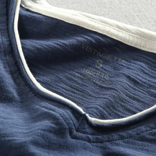 Aaron - Long-Sleeve Cotton Shirt