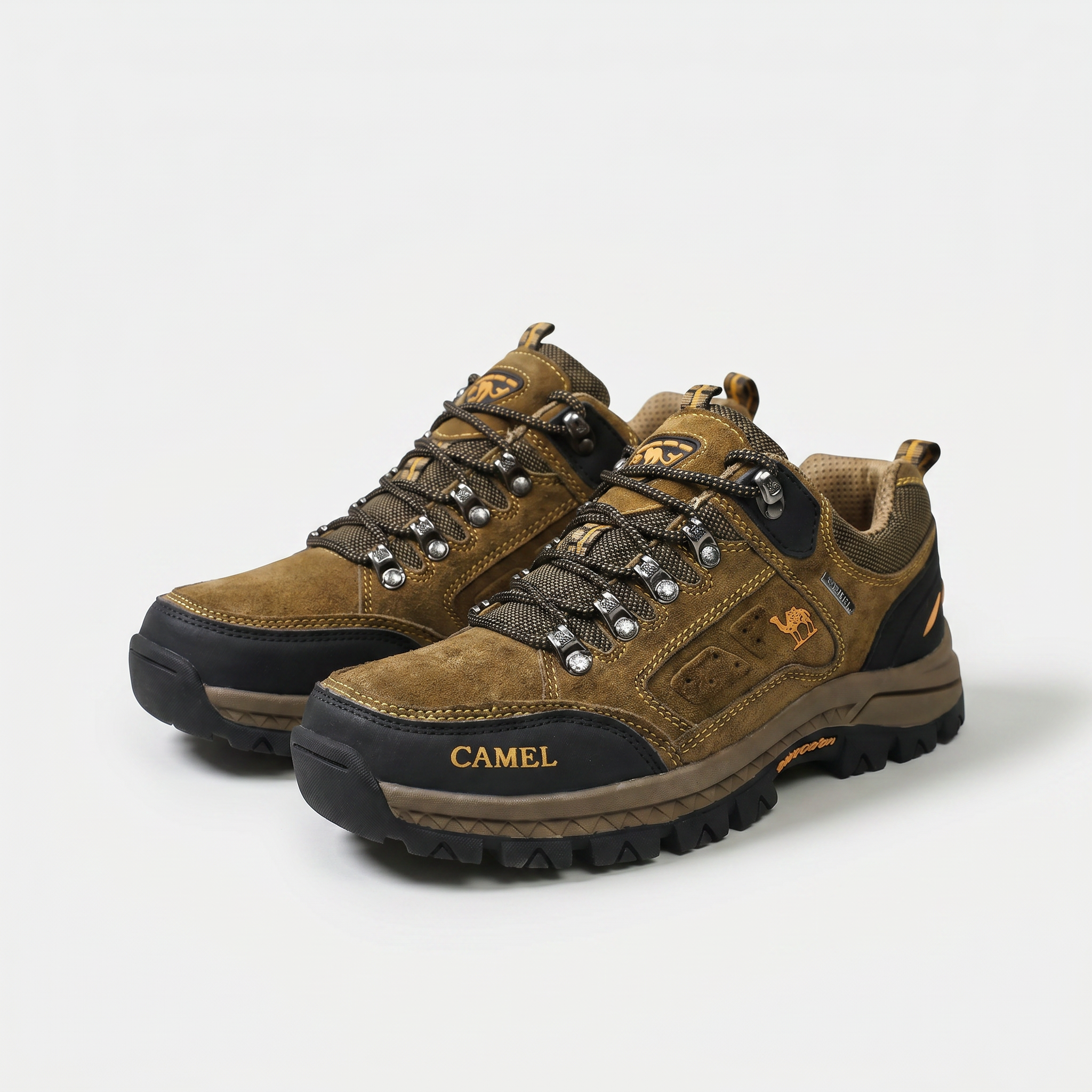 Women's Mid-Cut Waterproof Hiking Boots - Camel