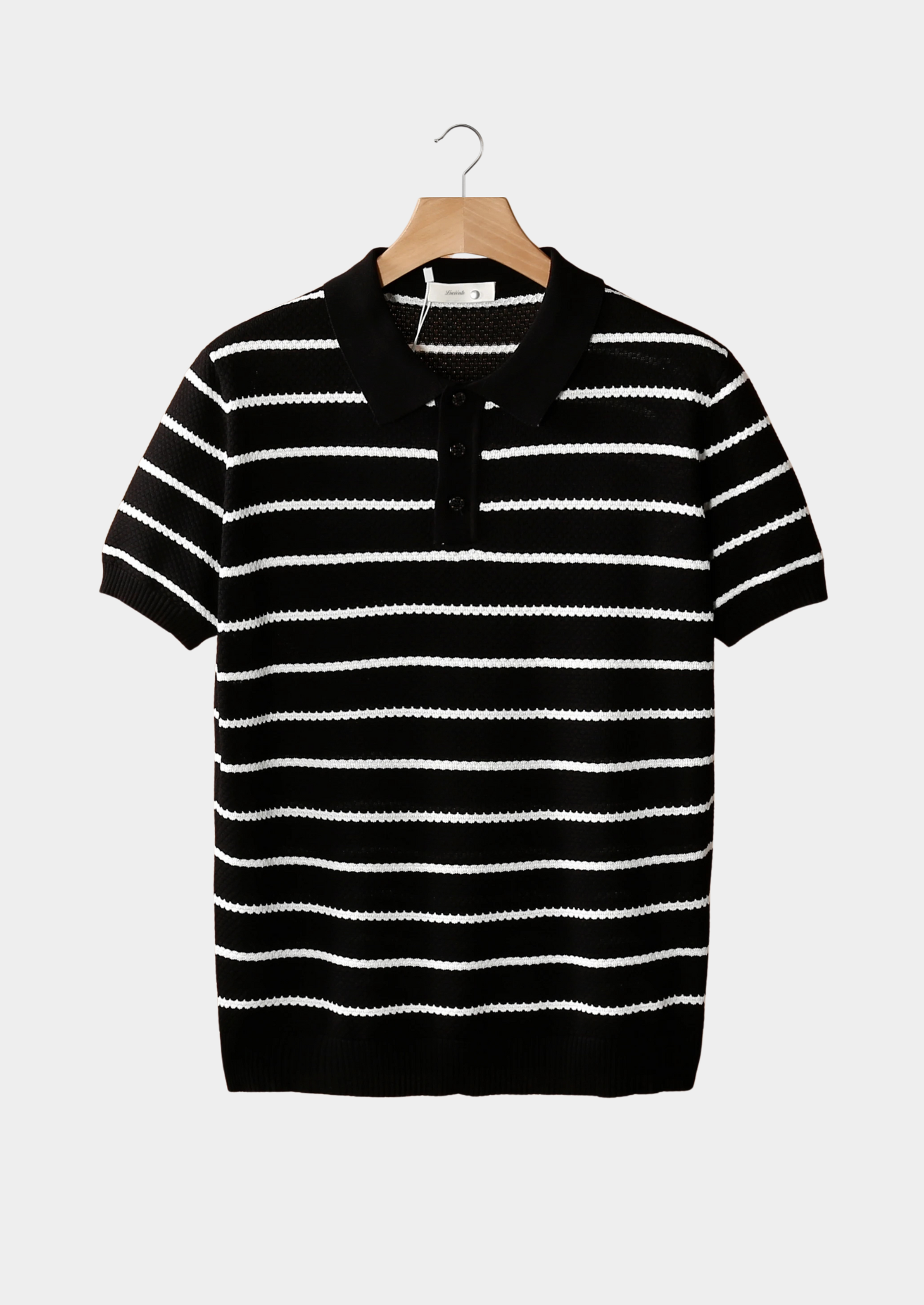 Klyne textured Button Polo
