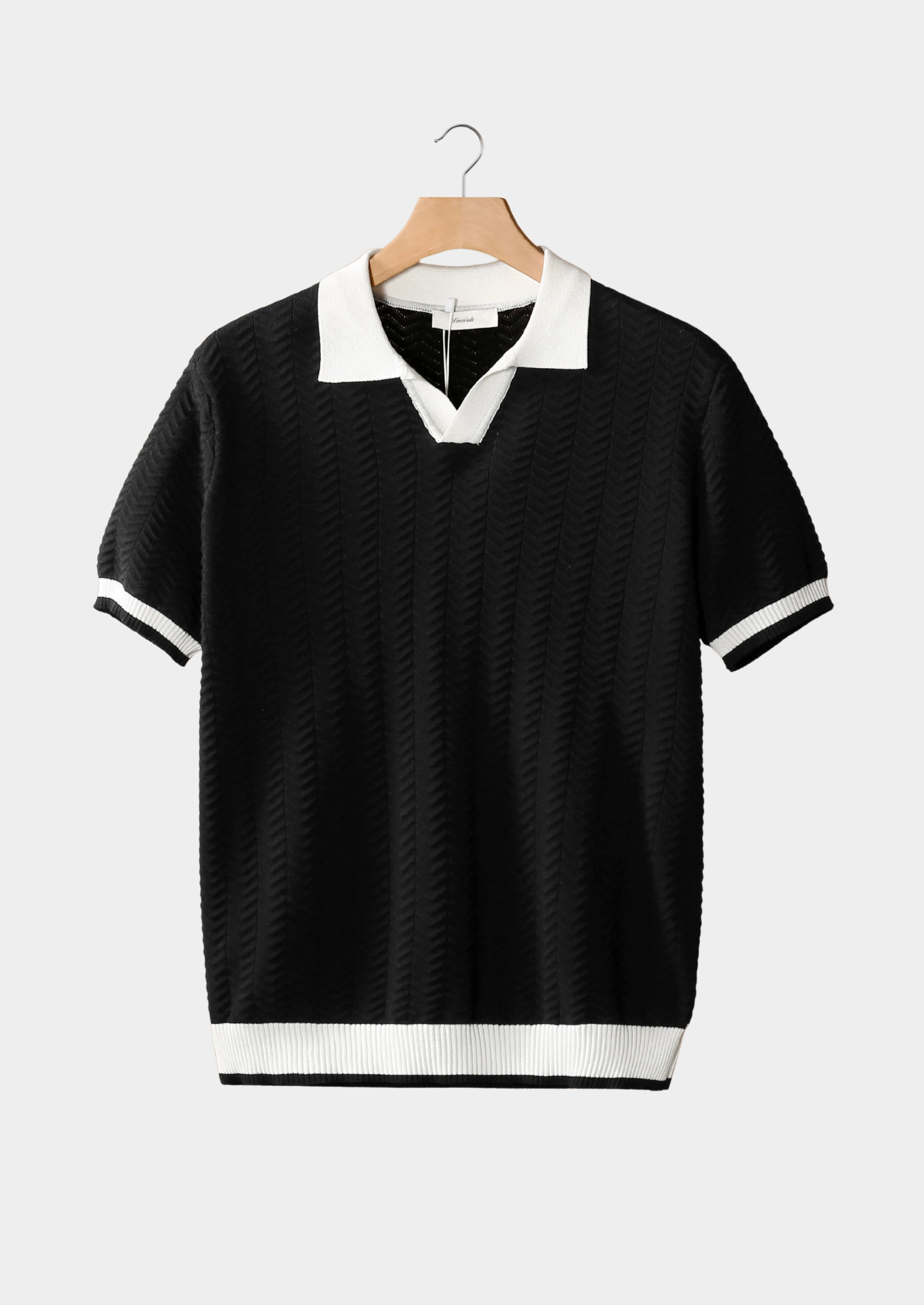 Klyne Contrast Textured Polo