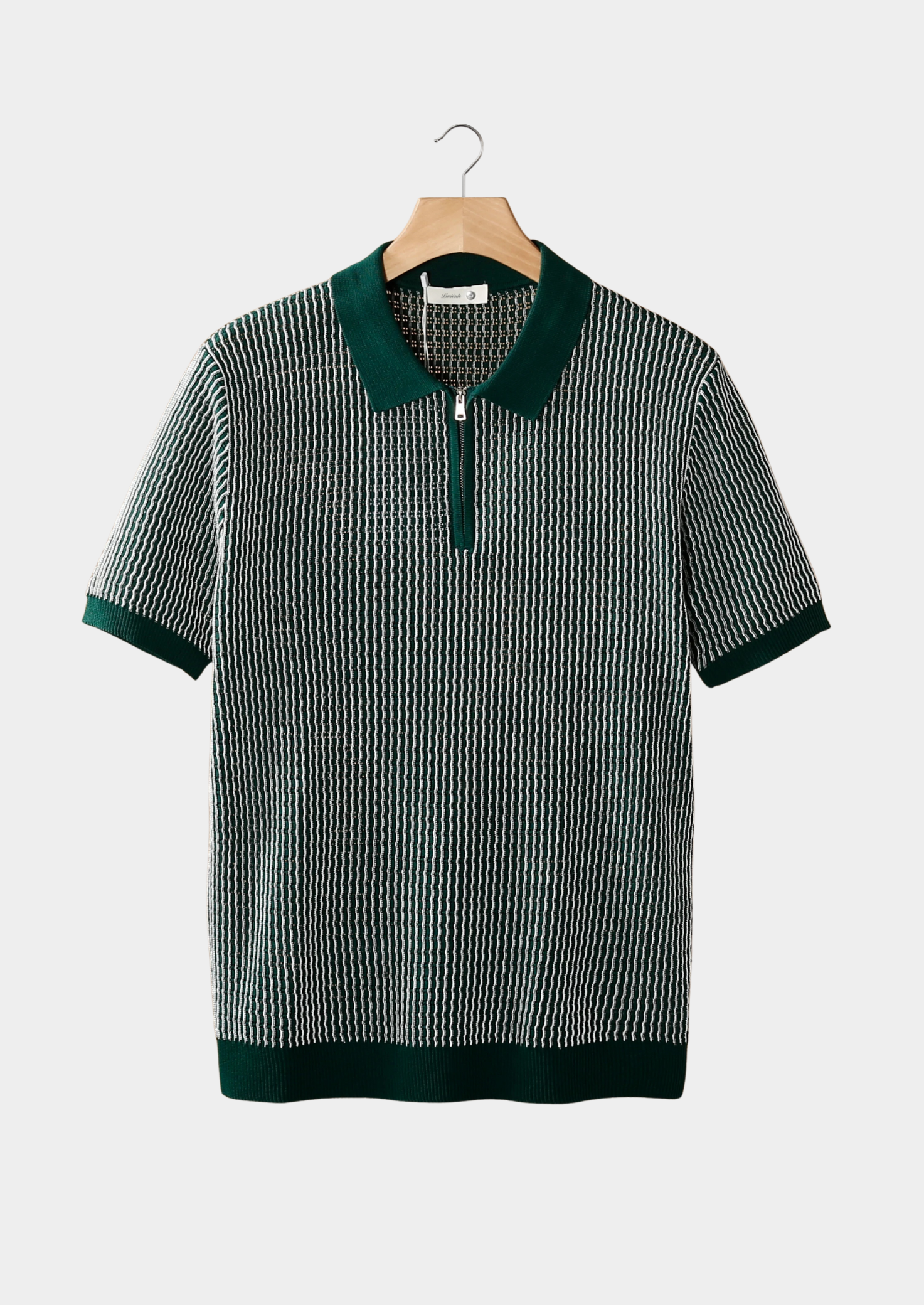 Klyne Textured Zipper Polo