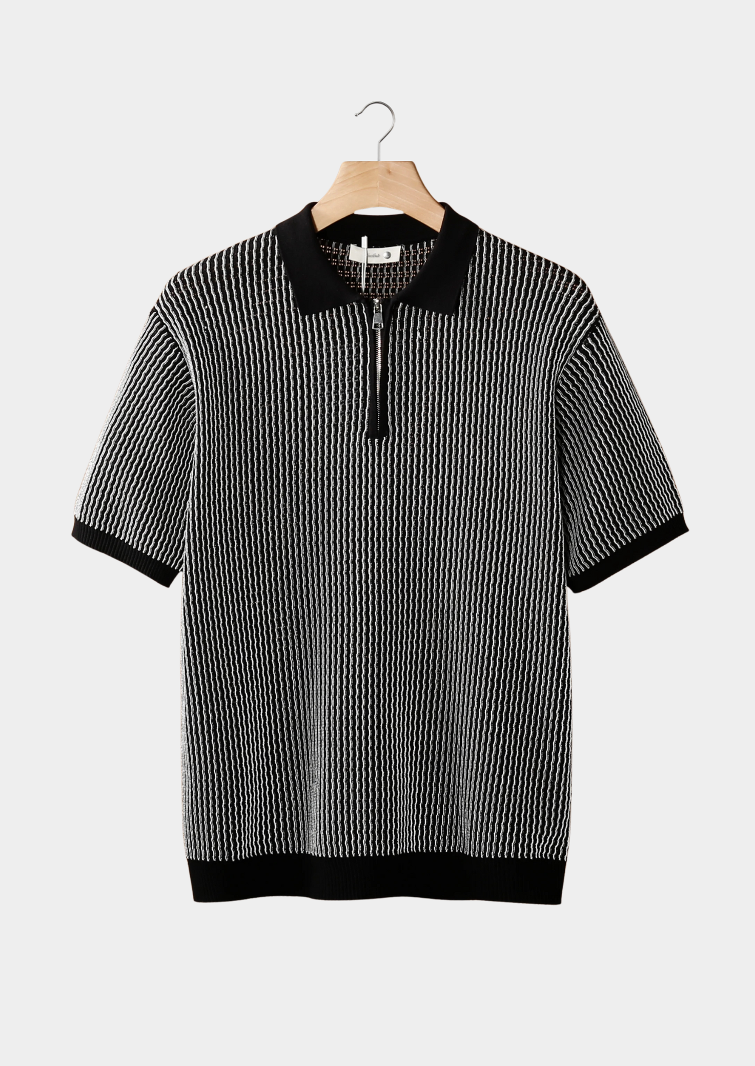 Klyne Textured Zipper Polo