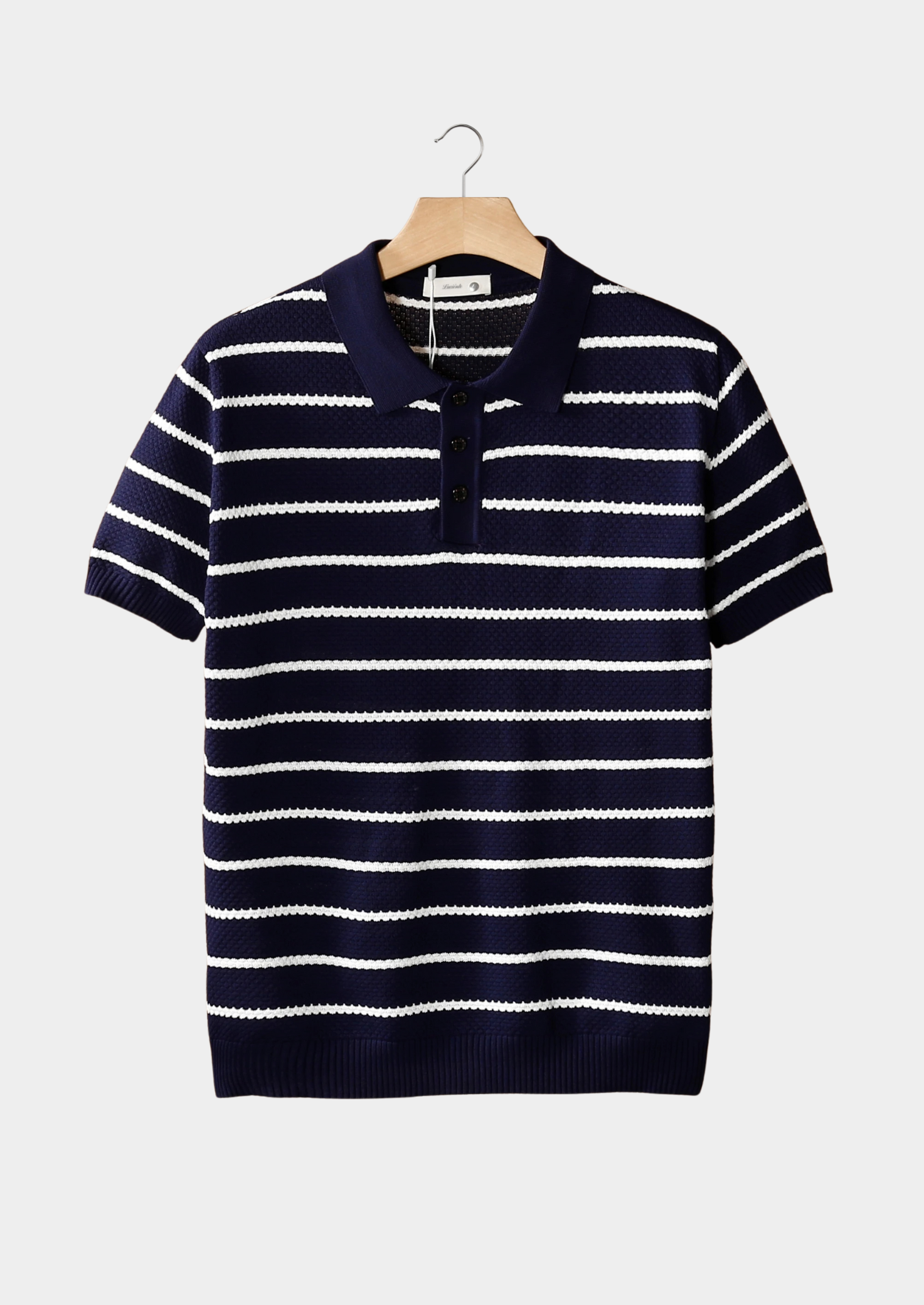 Klyne textured Button Polo