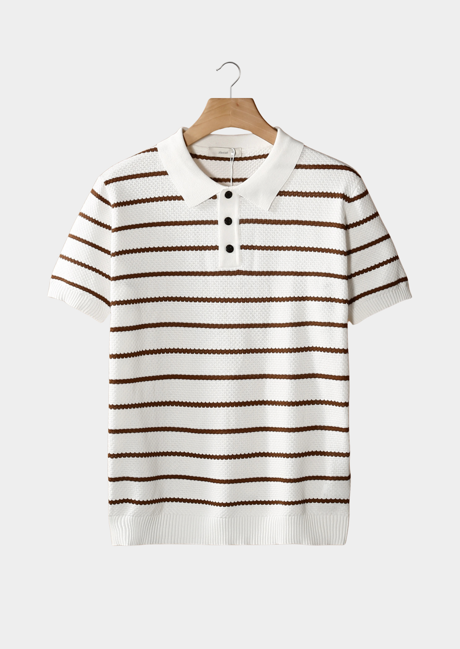 Klyne textured Button Polo