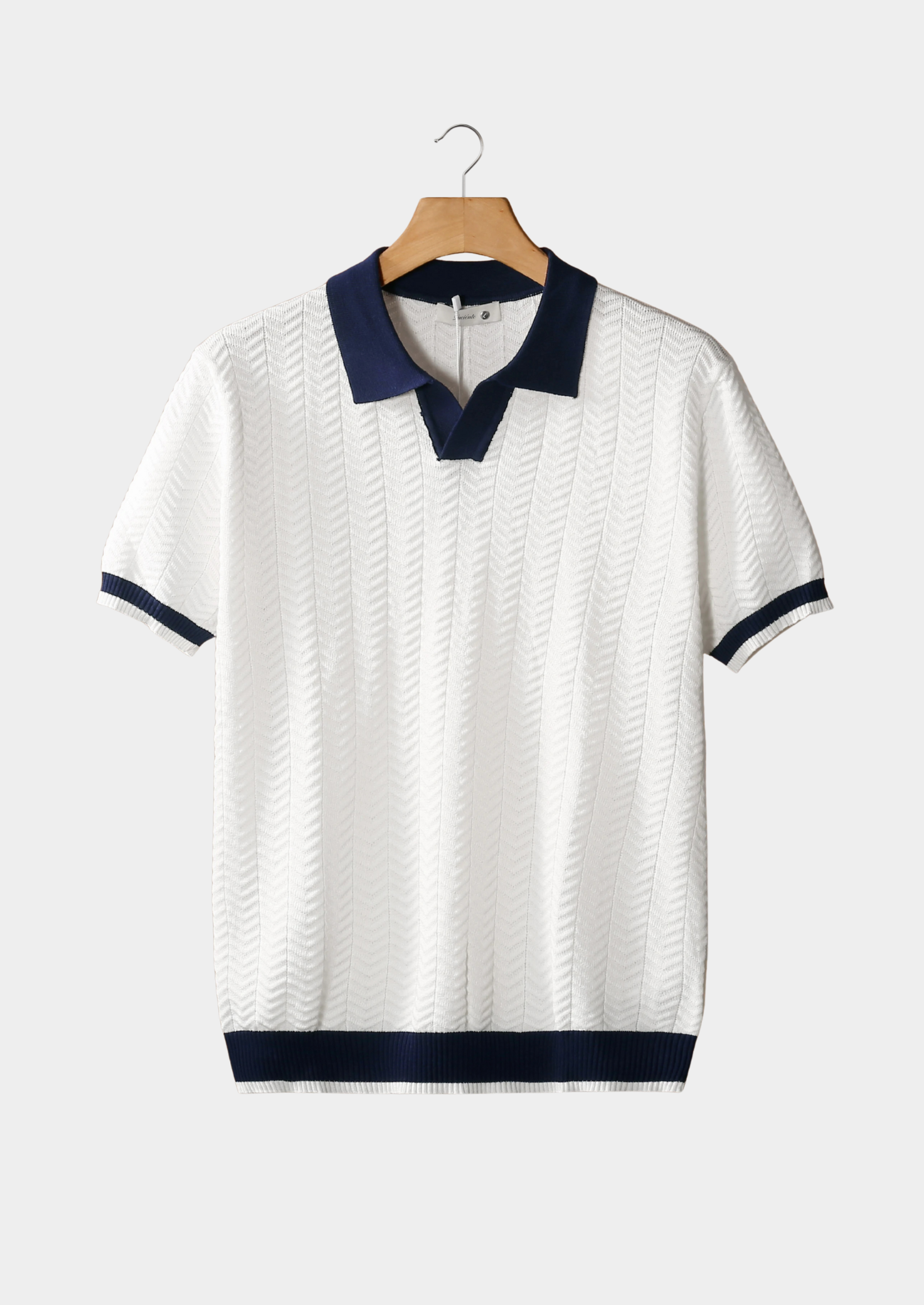 Klyne Contrast Textured Polo
