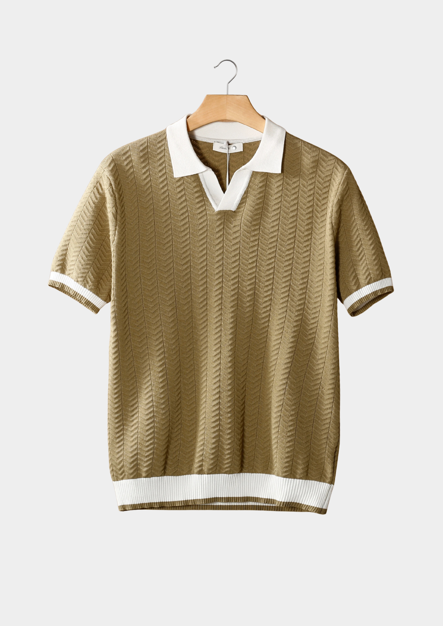 Klyne Contrast Textured Polo