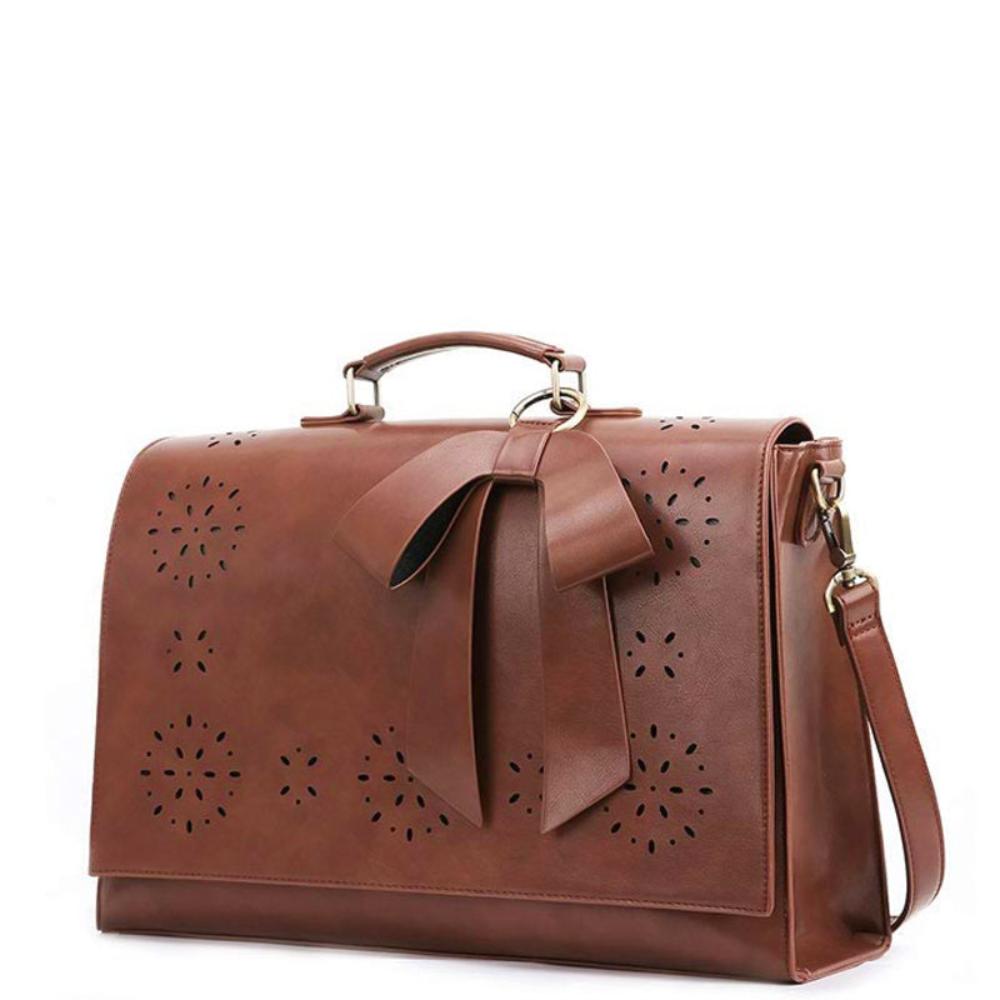 Women's Bow Satchel Handbag with Floral Detail | Bernadette