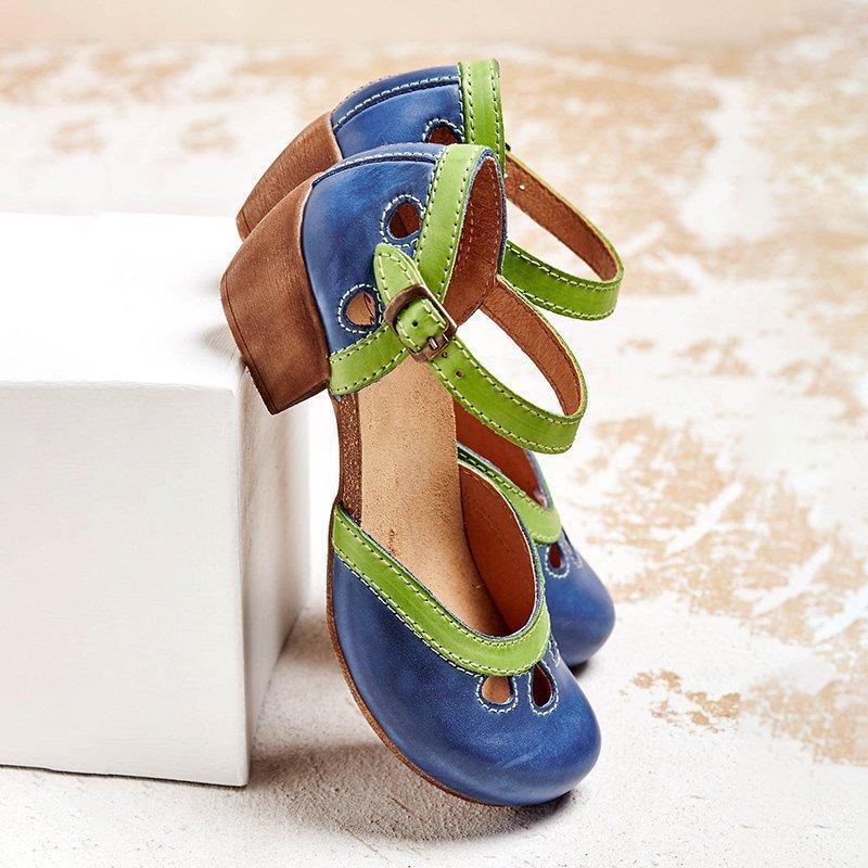 Women's Cozy Low-Heel Comfort Sandals - Laisy