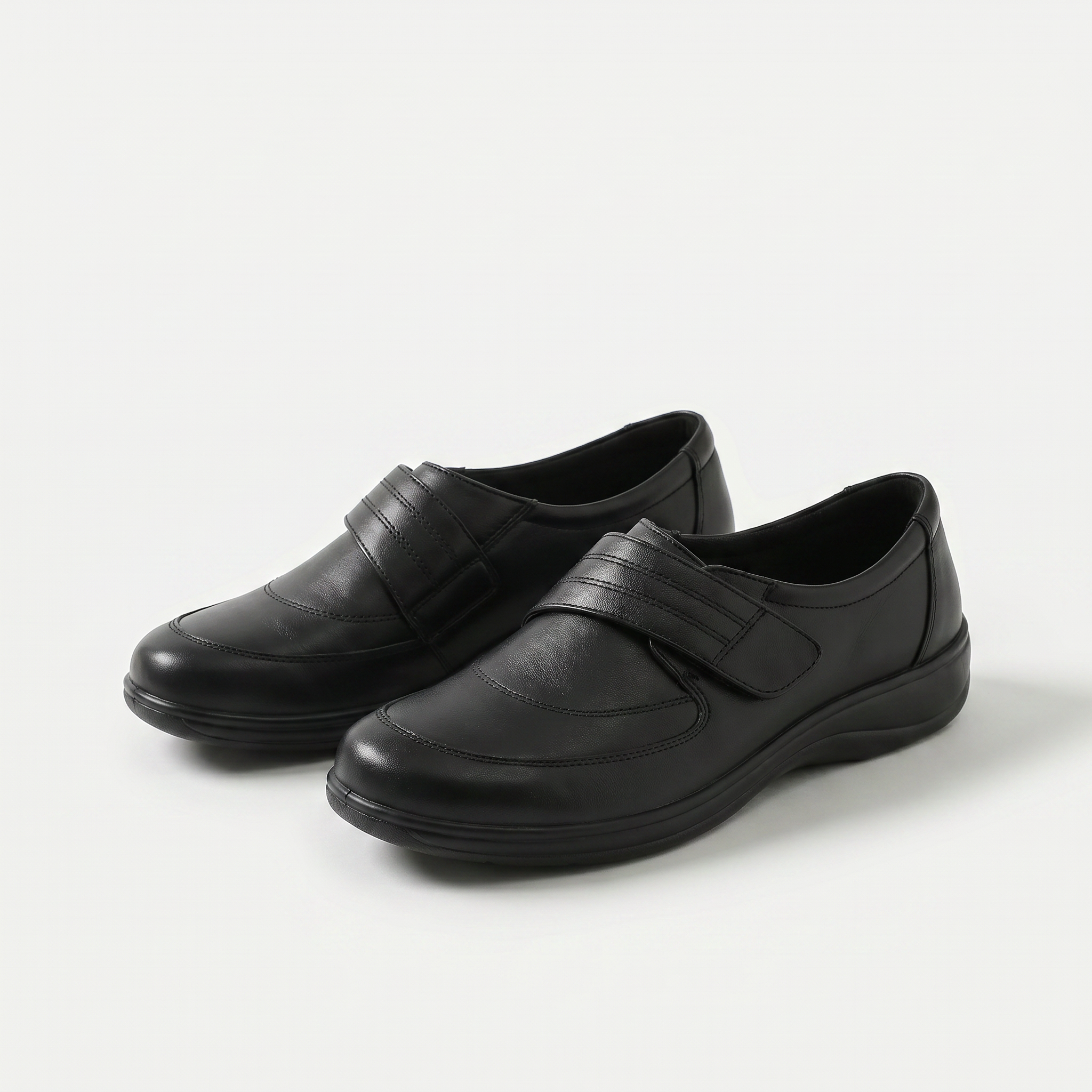 Women's Slip-Resistant Leather Comfort Flats - Emily