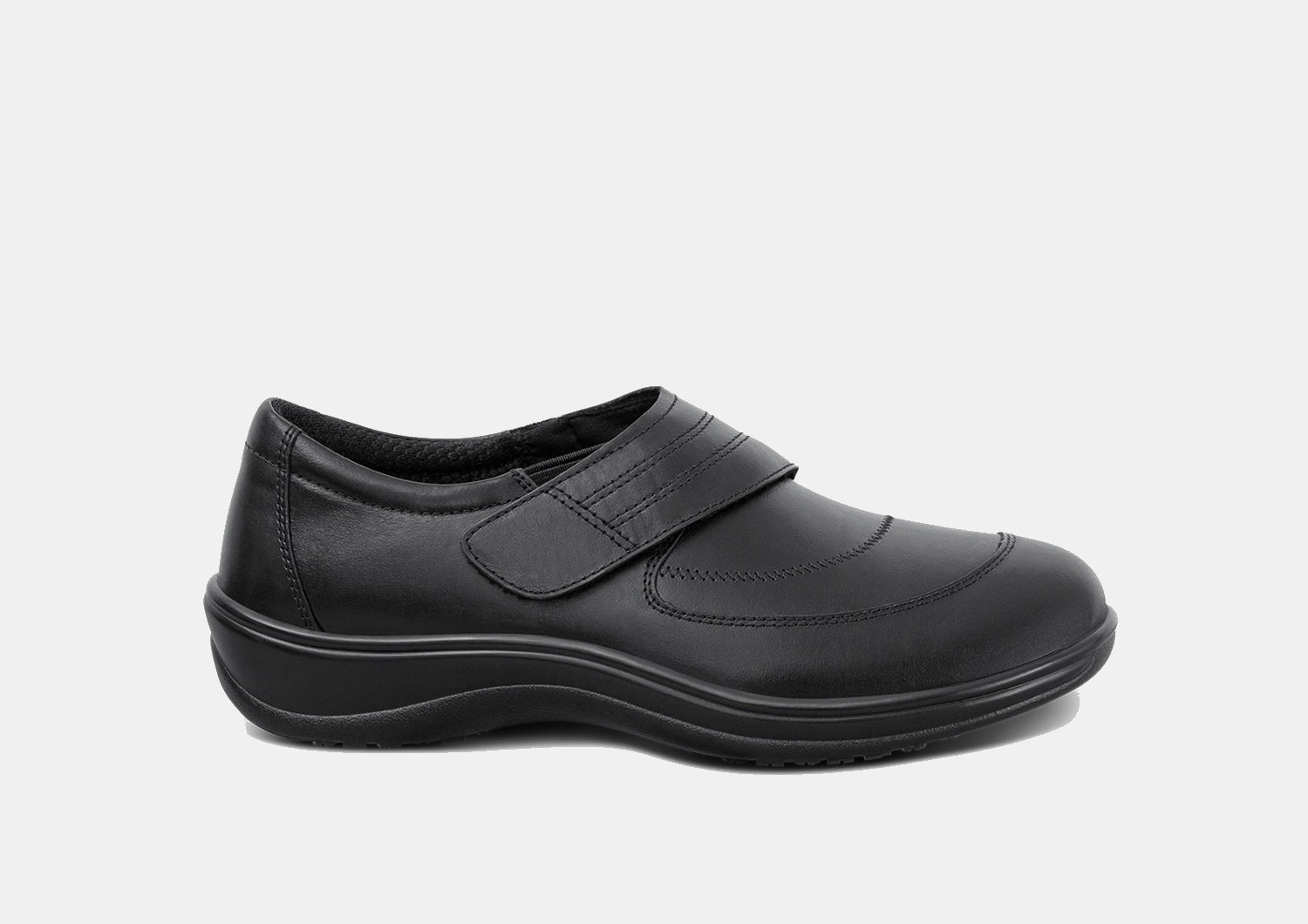 Women's Slip-Resistant Leather Comfort Flats - Emily
