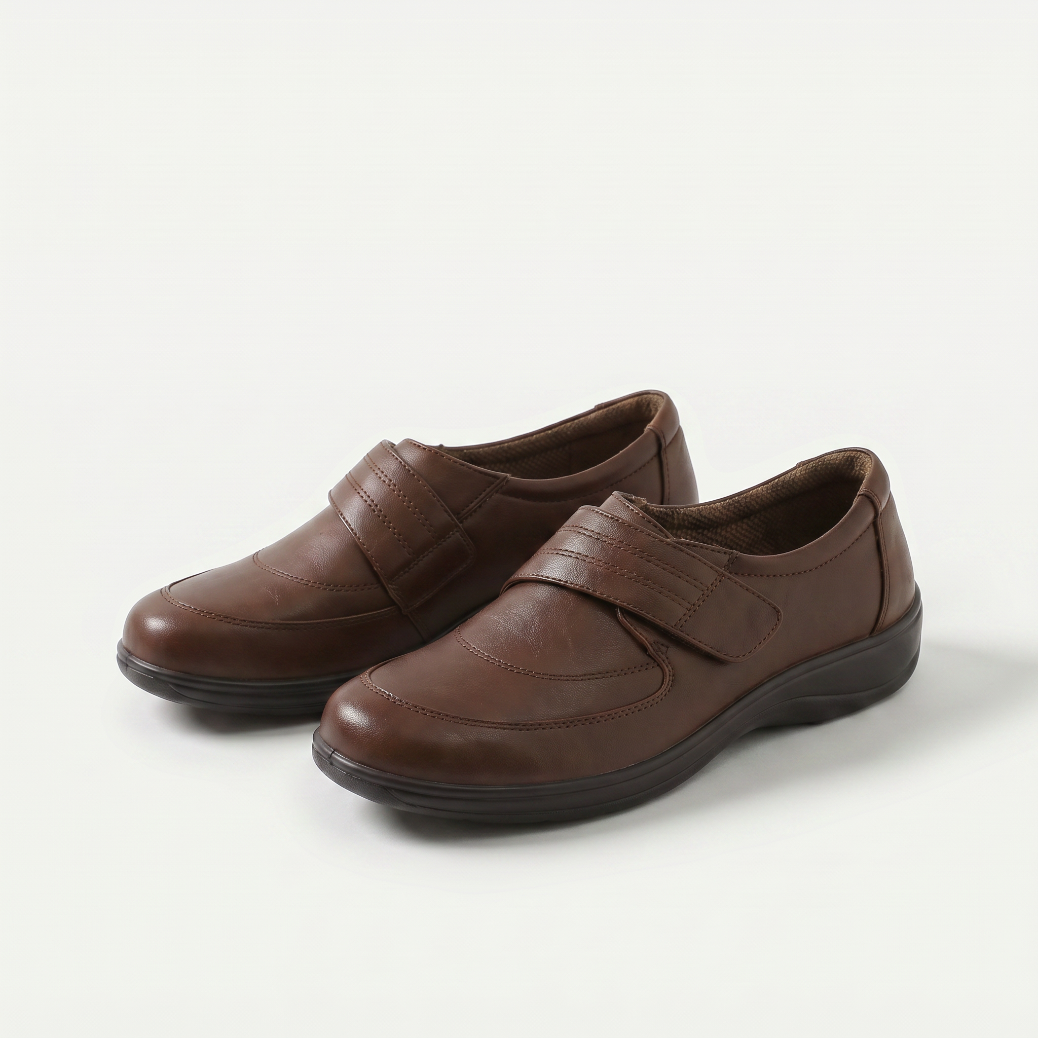 Women's Slip-Resistant Leather Comfort Flats - Emily
