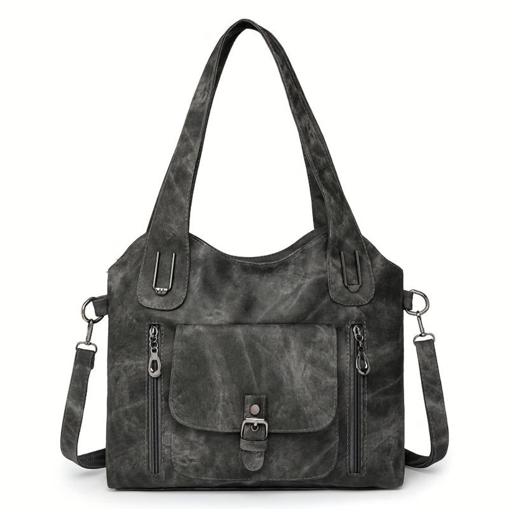 Women's Vegan Leather Shoulder Bag – Retro Style | Franka