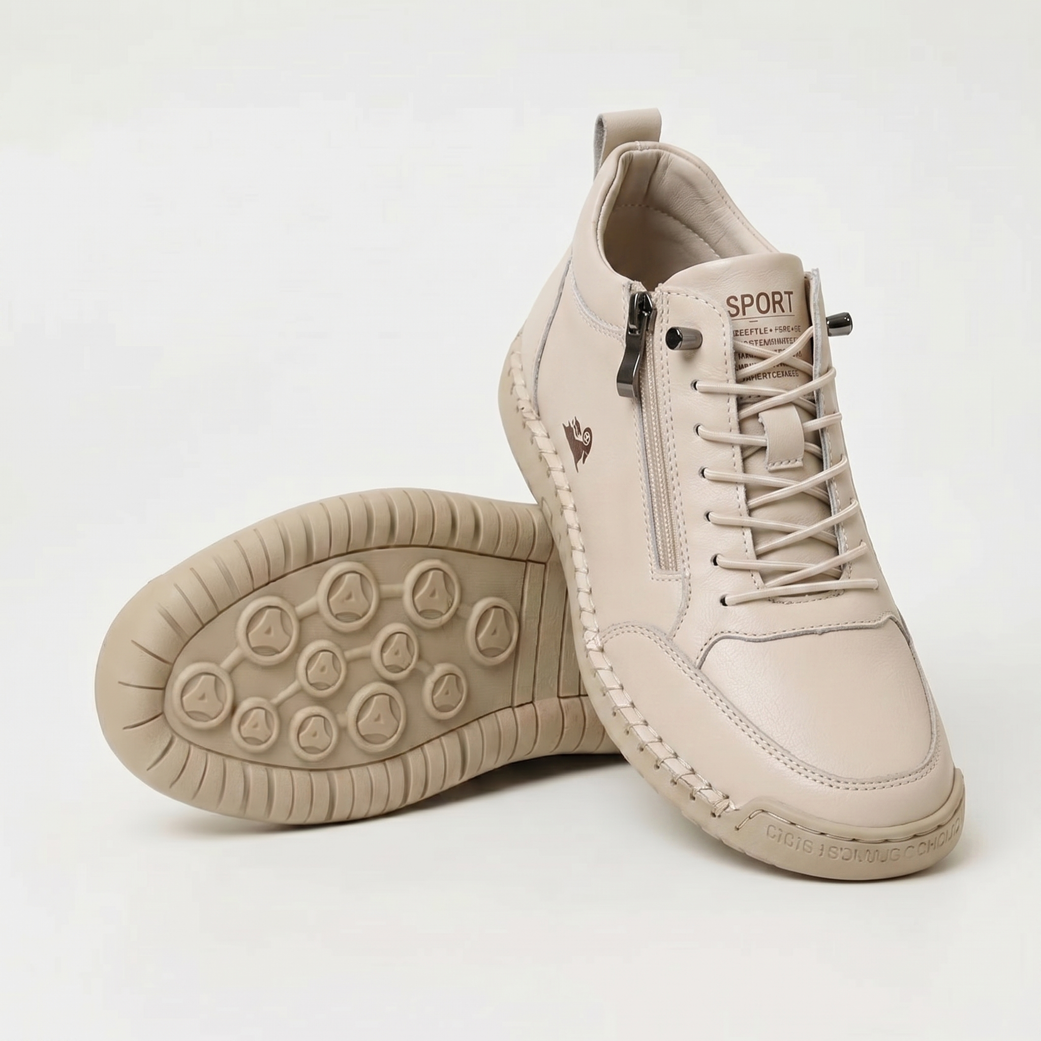 Women's Zip-Up Orthopedic Comfort Sneakers - Mila