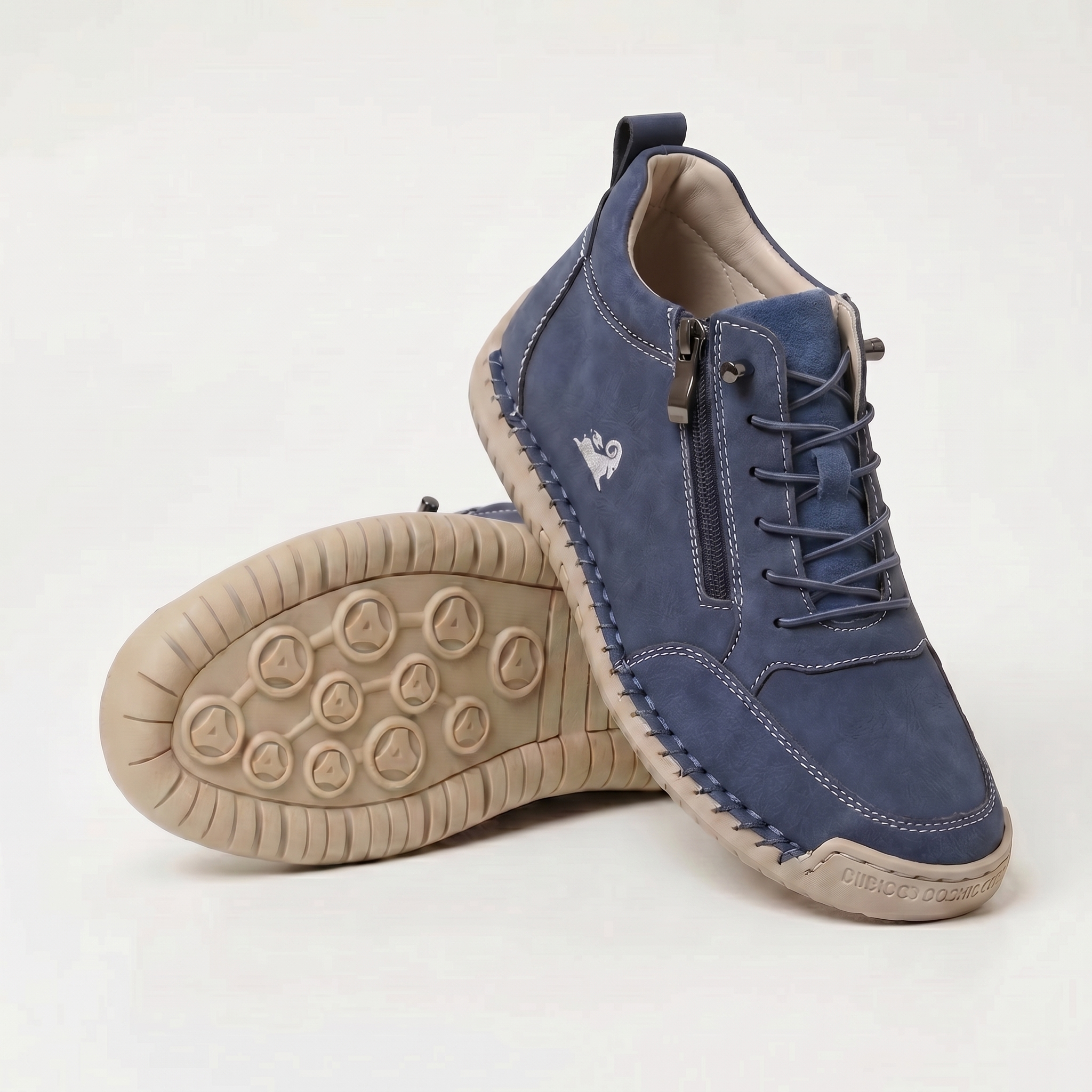Women's Zip-Up Orthopedic Comfort Sneakers - Mila