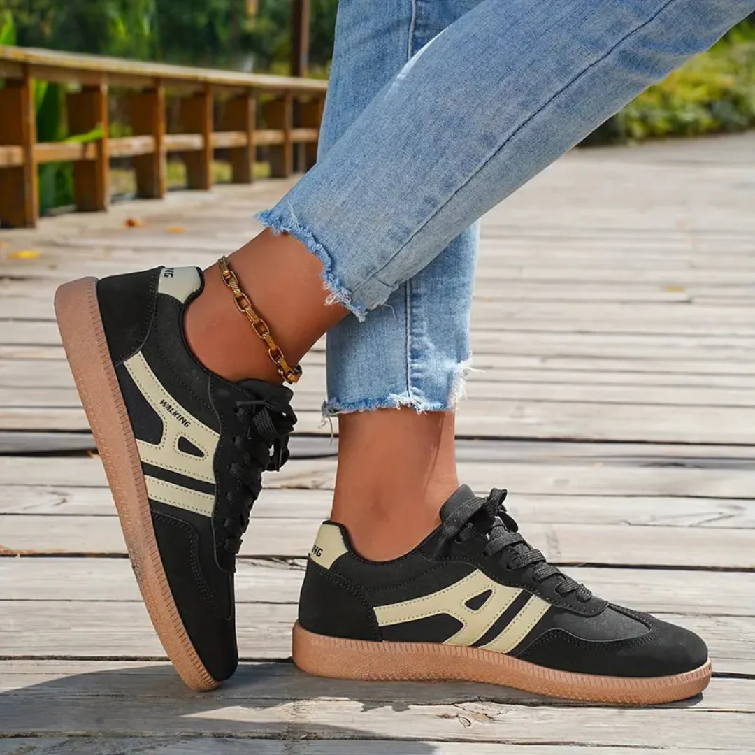 Women’s orthopedic comfort shoes with supportive cushioning and breathable design.