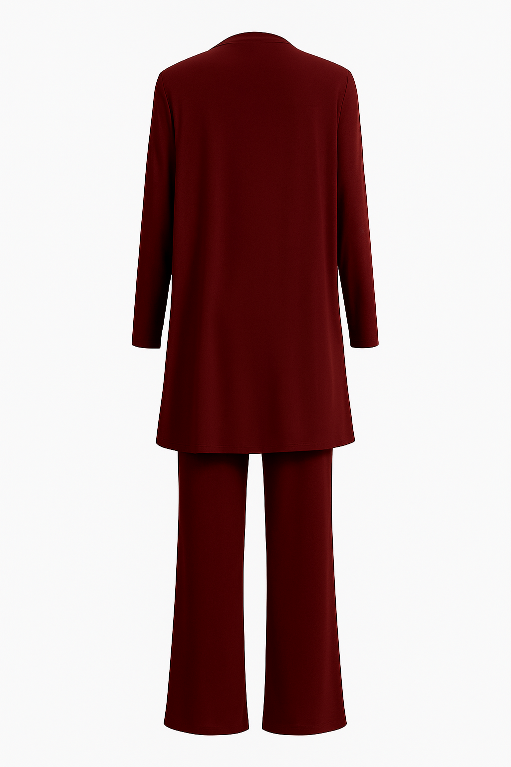 Women’s elegant three-piece outfit set with relaxed fit and lightweight fabric.